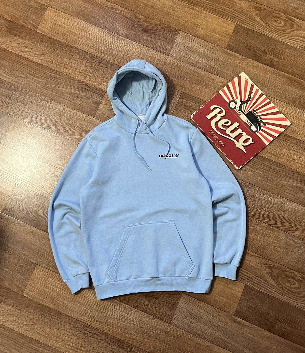 Adidas Adidas Originals Centre Logo Pullover Hoodie Size US M / EU 48-50 / 2 - 1 Thumbnail