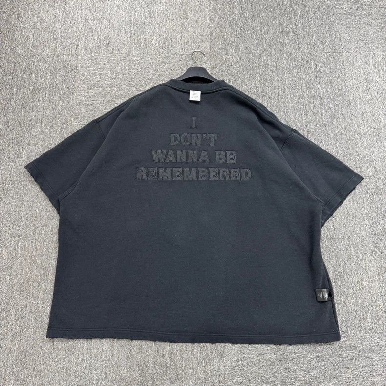 Vetements Vetements Showpiece Anti-War Embroidered Lettering Short S Size US S / EU 44-46 / 1 - 2 Thumbnail