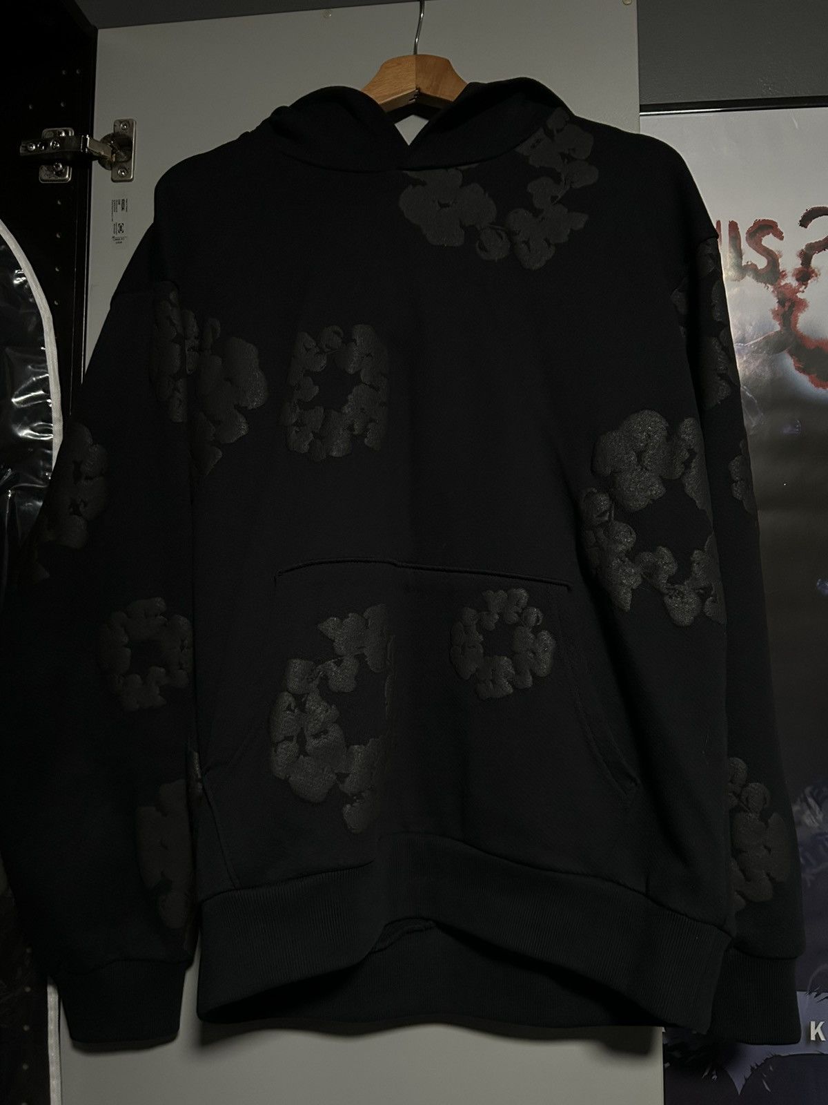 Denim Tears Black Hoodie Size M