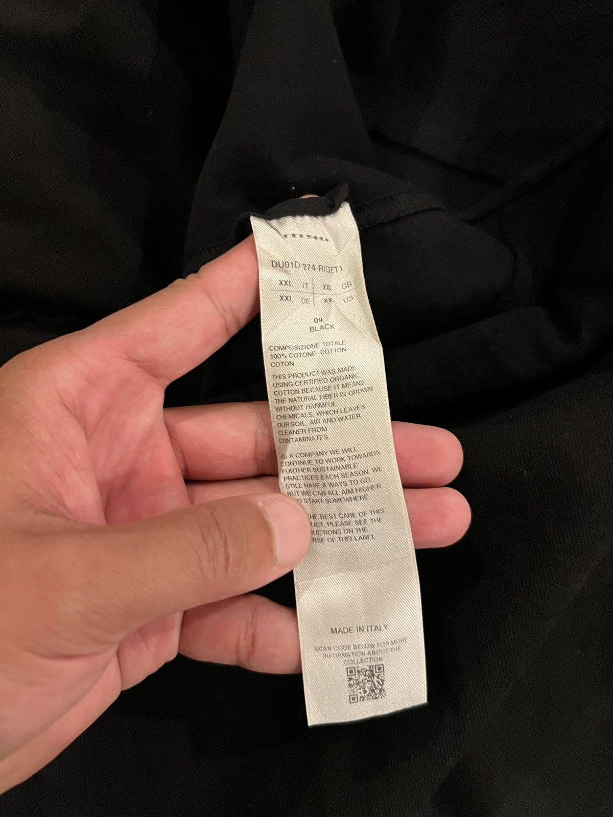 Rick Owens Drkshdw Star sewn long tee shirt Size US XXL / EU 58 / 5 - 5 Thumbnail