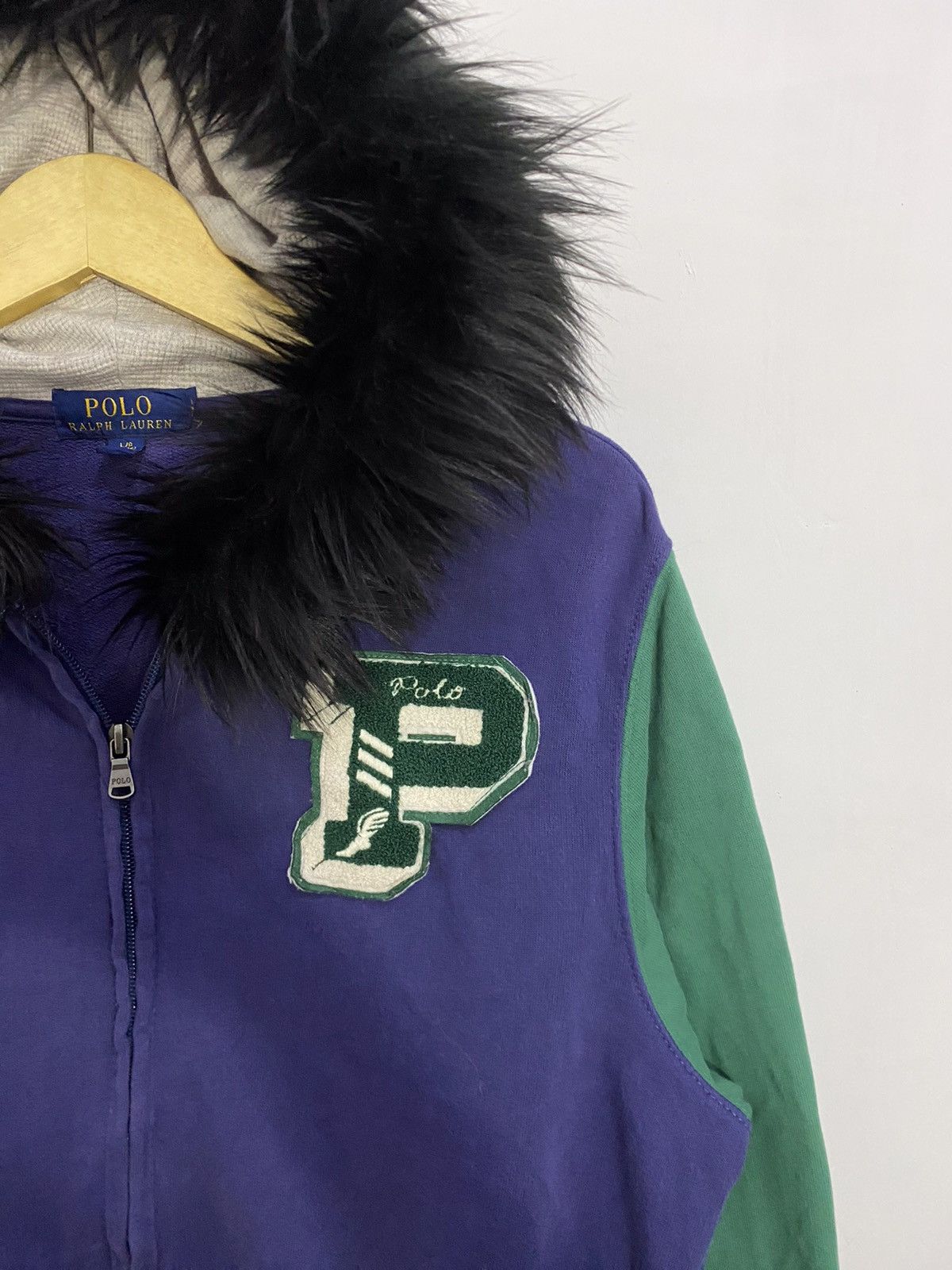 Polo Ralph Lauren Polo Ralph Lauren Fur Zipper Hoodie LGB Style Size US M / EU 48-50 / 2 - 4 Thumbnail