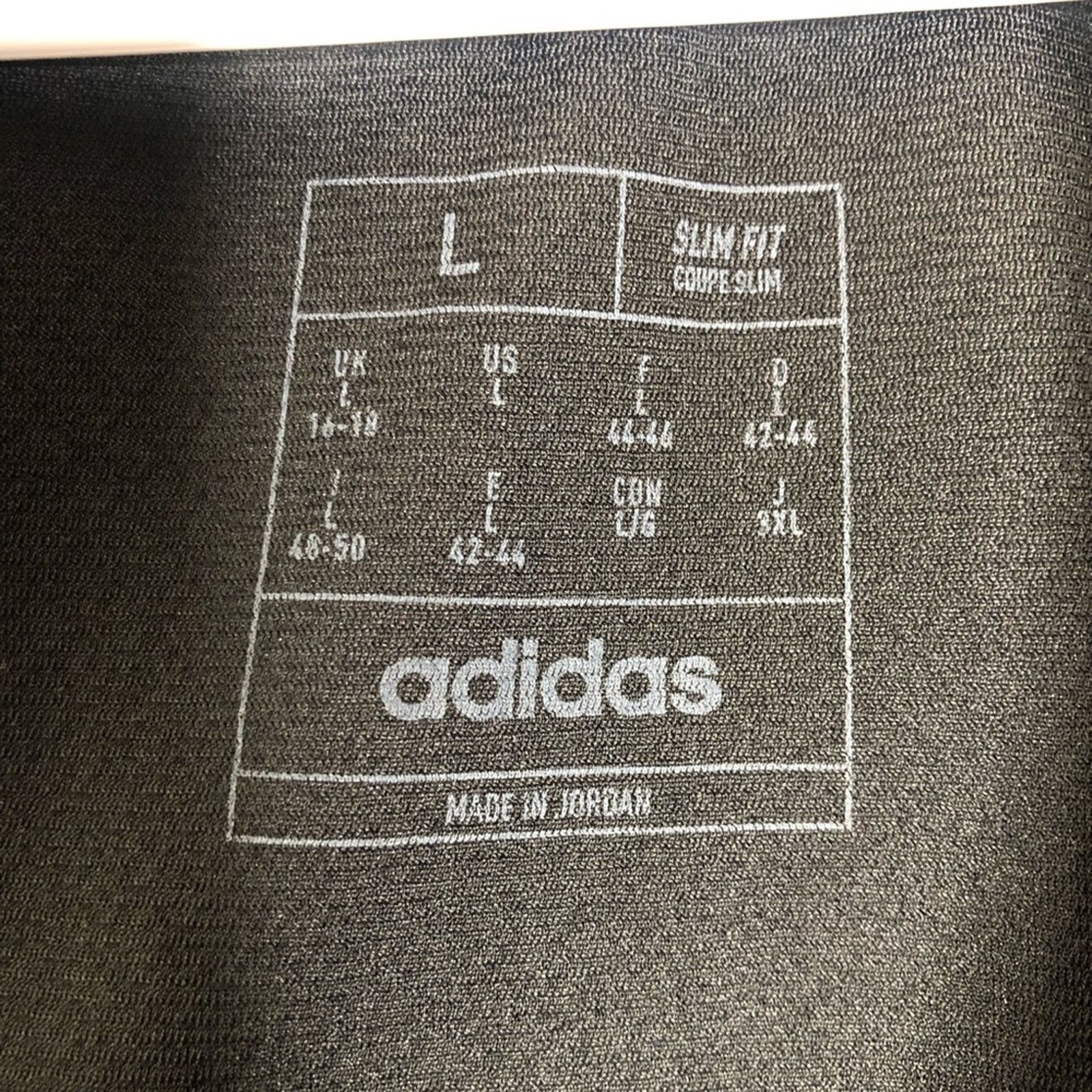 Adidas Adidas Black Aerospace Slim Fit Full-Zip Jacket— Large Size US L / EU 52-54 / 3 - 5 Thumbnail