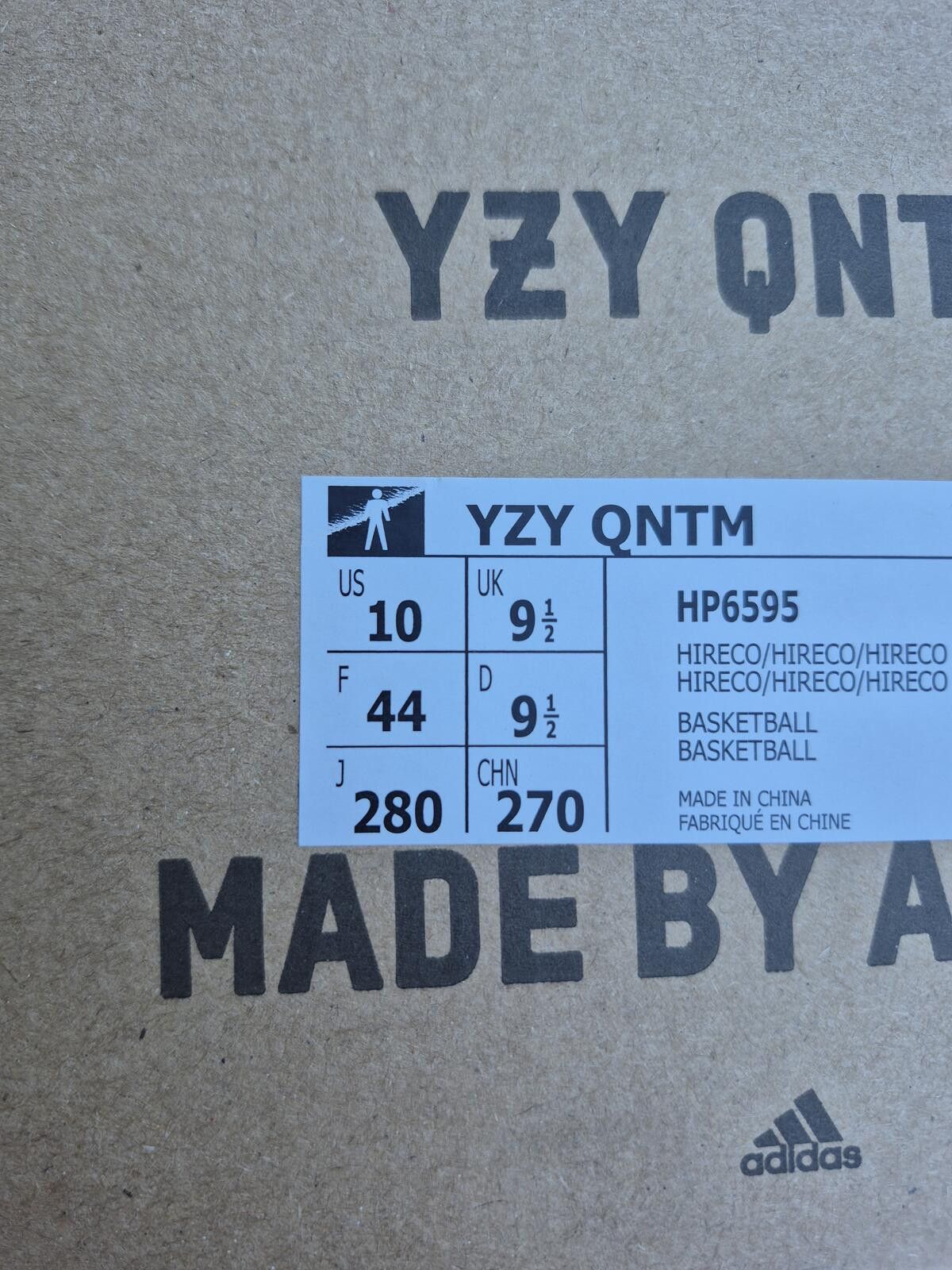 Yeezy Adidas YZY QNTM Hi Res Coral Orange Boost Style Mens Sz 10 Size US 10 / EU 43 - 9 Thumbnail
