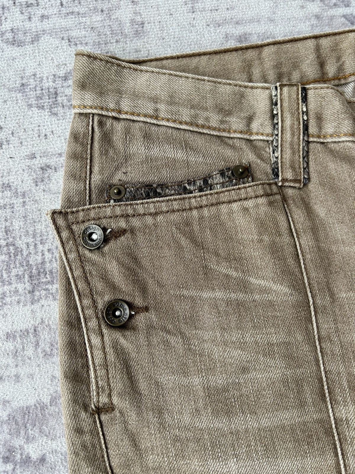 14th Addiction Snake Punk Semantic Design Pants Size US 31 - 5 Thumbnail