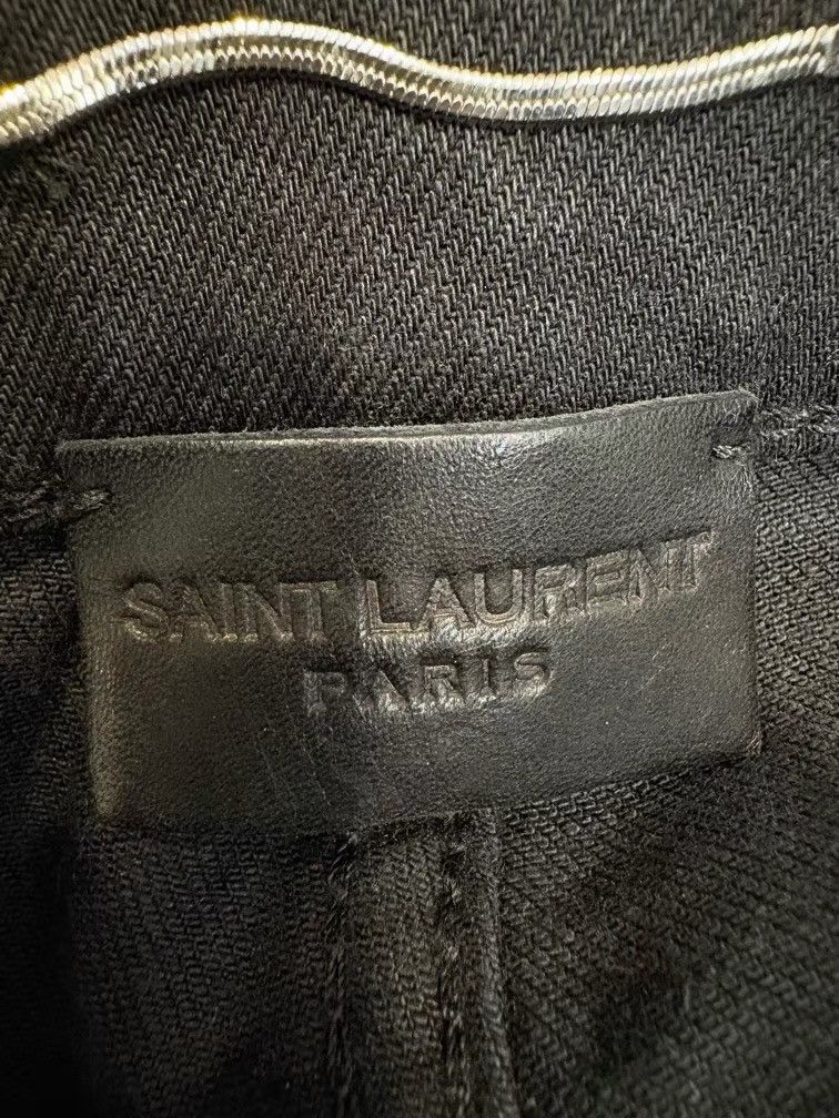 Saint Laurent Paris SAINT LAURENT SLP Black Slit Destroyed Jeans K1 Size US 36 / EU 52 - 4 Thumbnail
