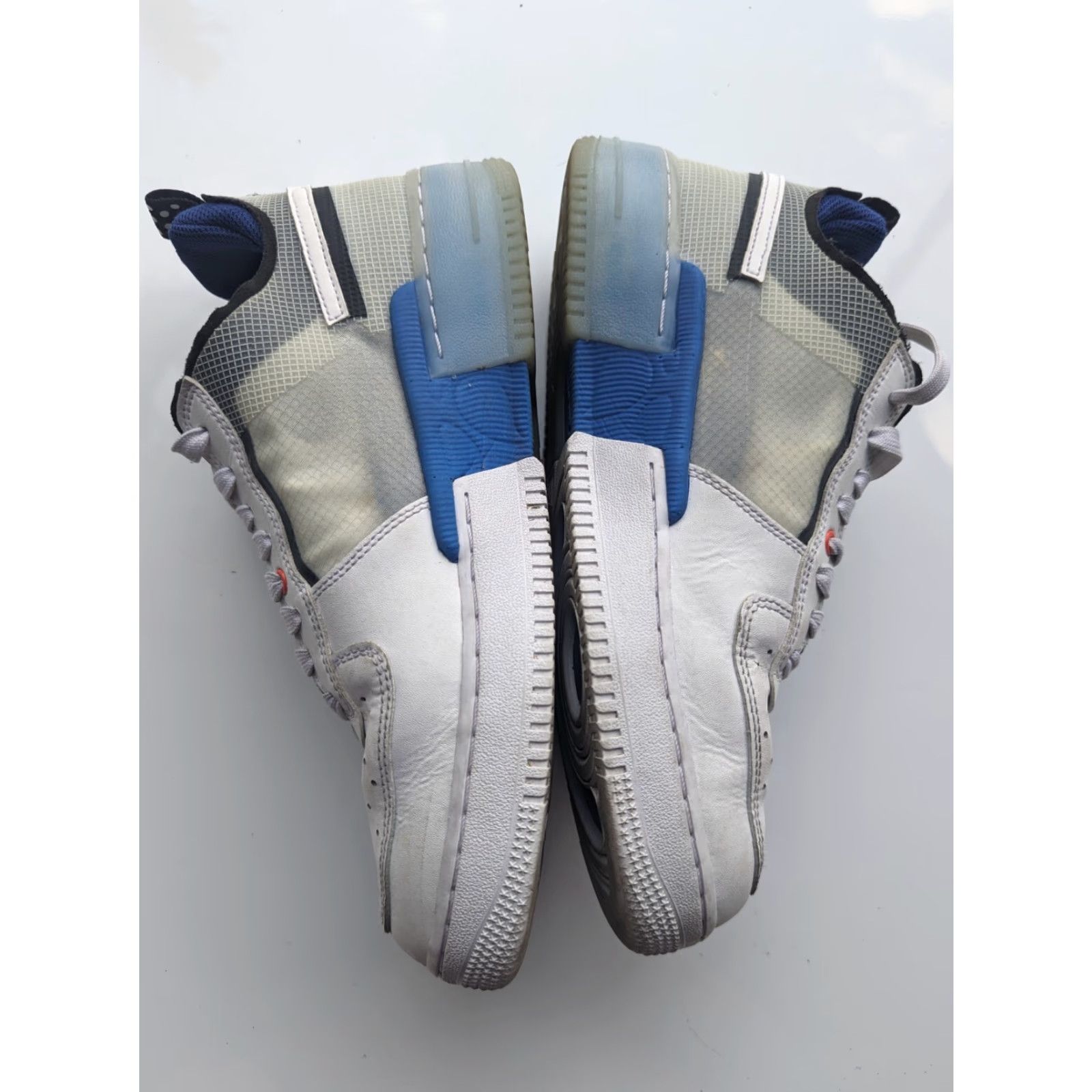 Nike NIKE AIR FORCE 1 REACT SNEAKER White Light Photo Blue 8 Men DH7615-101 Size US 8 / EU 41 - 2 Thumbnail