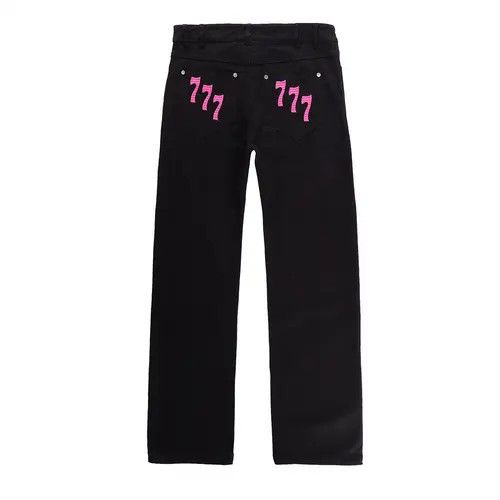 Japanese Brand × Jean 777 Black Denim Jeans Size US 34 / EU 50 - 4 Thumbnail