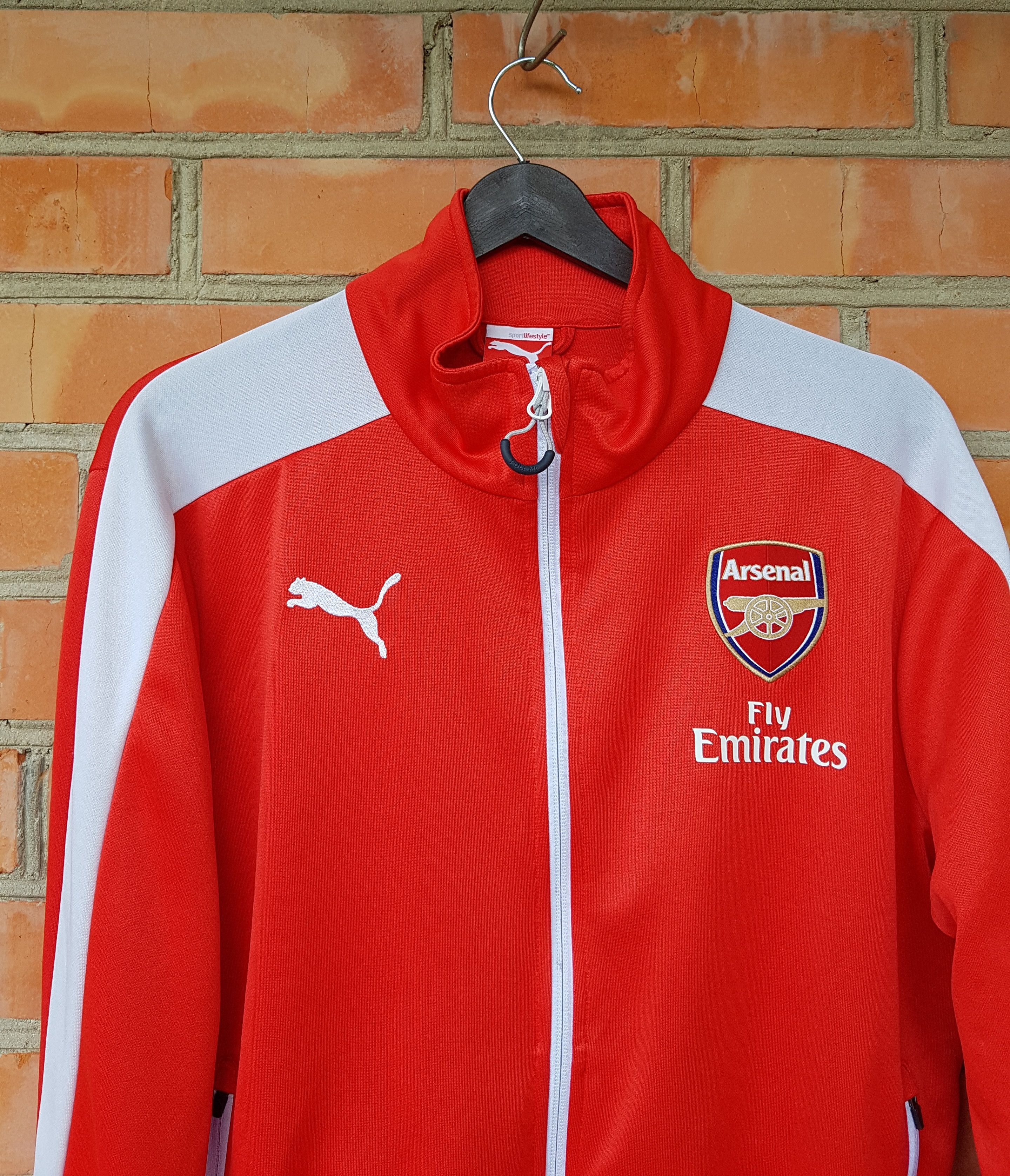 Puma Puma Arsenal Full Zip Football Track Top Jacket sz S Size US S / EU 44-46 / 1 - 2 Thumbnail