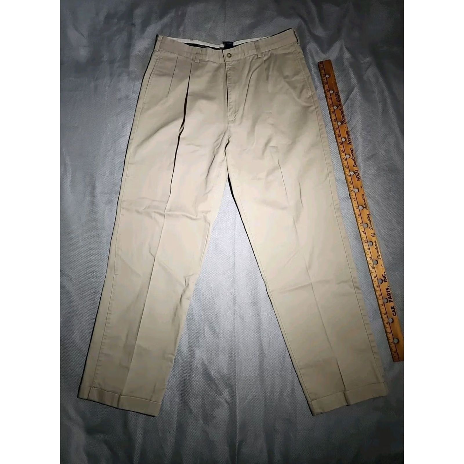 Polo Ralph Lauren VINTAGE Polo Ralph Lauren Mens Pants 36x34 Beige Khaki Flat Chino Tan Trousers Polo Ralph Lauren Mens Pants 36x34 Beige Khaki Flat Chino Tan Trousers Size US M / EU 48-50 / 2 - 2 Thumbnail