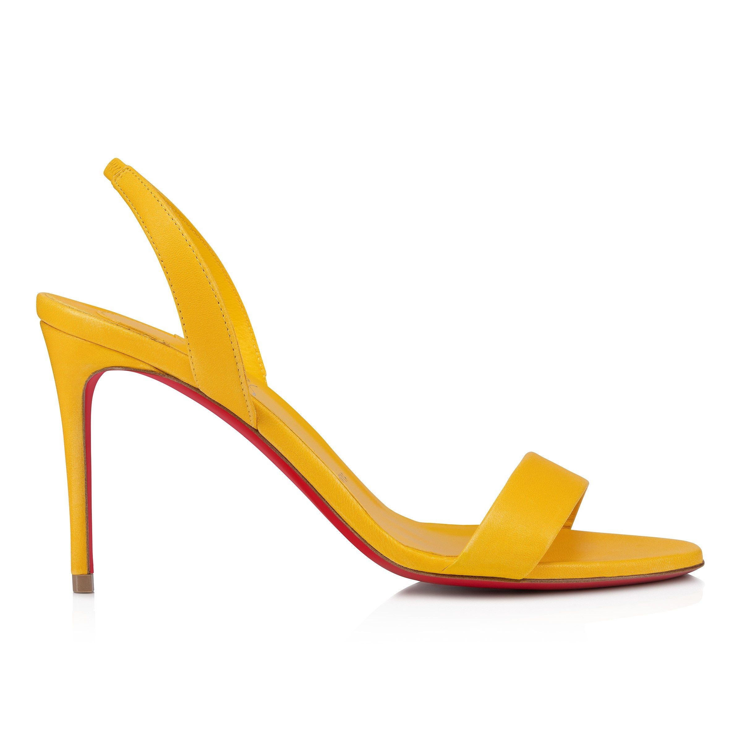 Christian Louboutin o1s1wg110225 O Marylin Heeled Sandals in Yellow Size US 9 / IT 39 - 2 Thumbnail