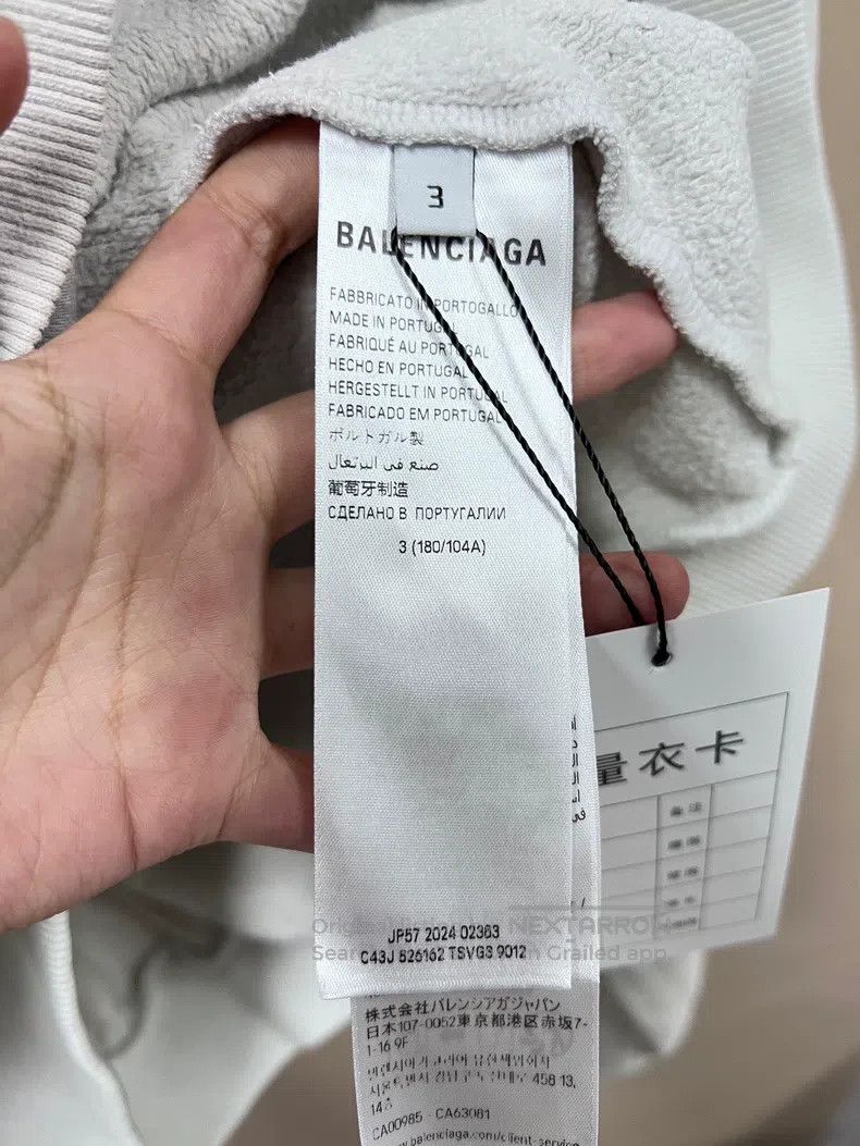 Balenciaga Balenciaga Smiling Zipper Hooded Long-sleeve Sweatshirt Size US L / EU 52-54 / 3 - 6 Thumbnail