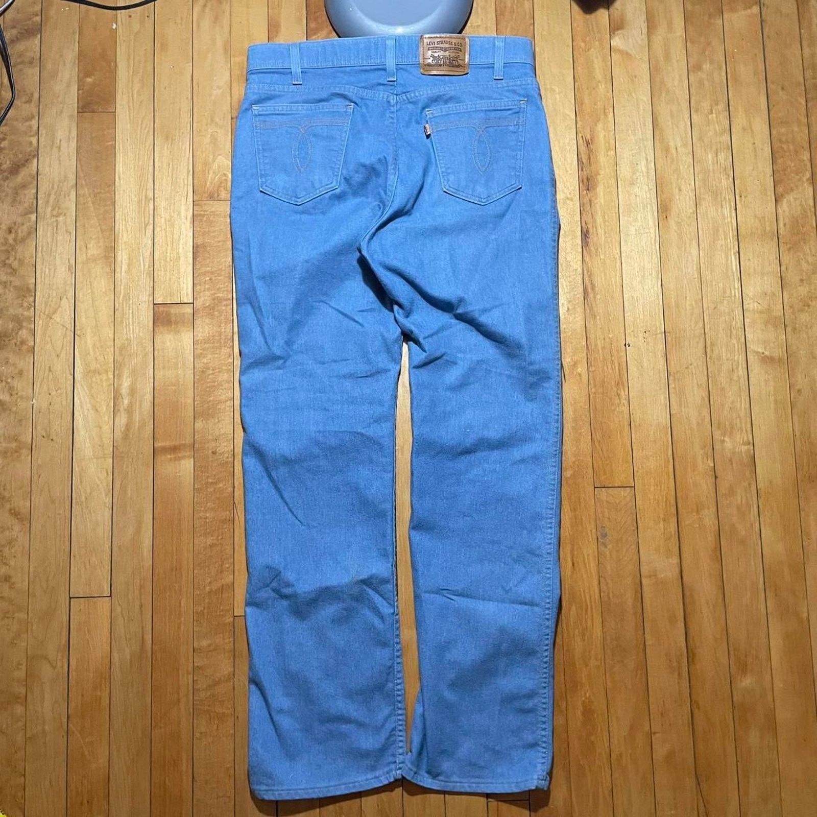 Levi's Vintage Levi’s Action Jeans Mens 36x32 Blue Denim Retro Size US 36 / EU 52 - 4 Thumbnail
