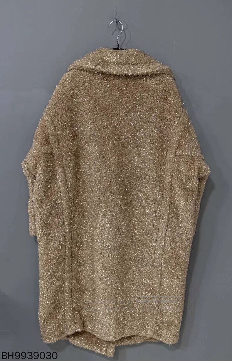 Max Mara Max Mara Gold thread teddy coat Size S / US 4 / IT 40 - 3 Thumbnail