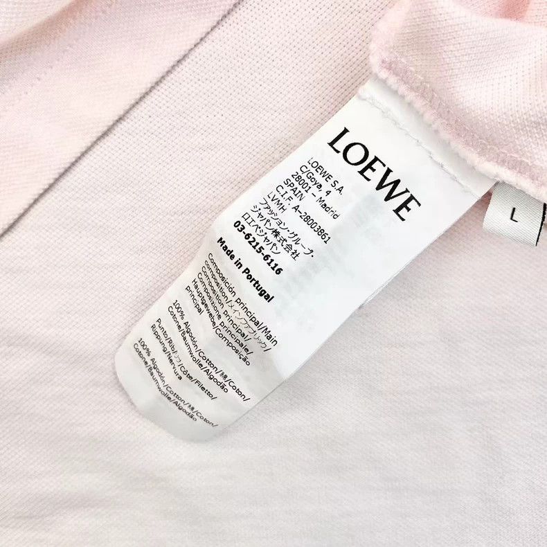 Loewe LOEWE Watermelon letter embroidery logo pink Size L / US 10 / IT 46 - 4 Thumbnail