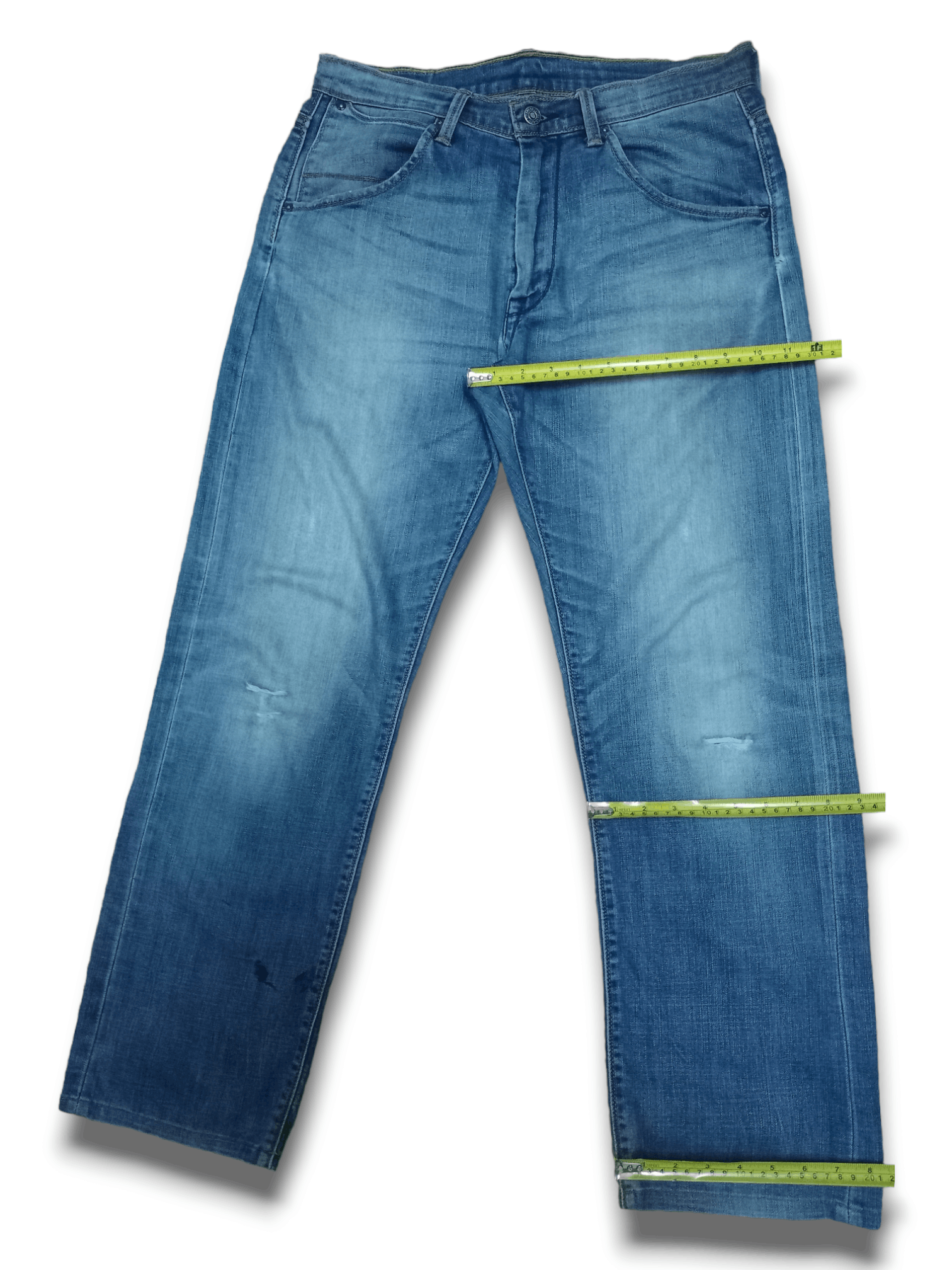 Levi's × Levi's Vintage Clothing Vintage Levis 501 Blue Wash Distressed Baggy Jeans 32x29 Size US 32 / EU 48 - 12 Thumbnail