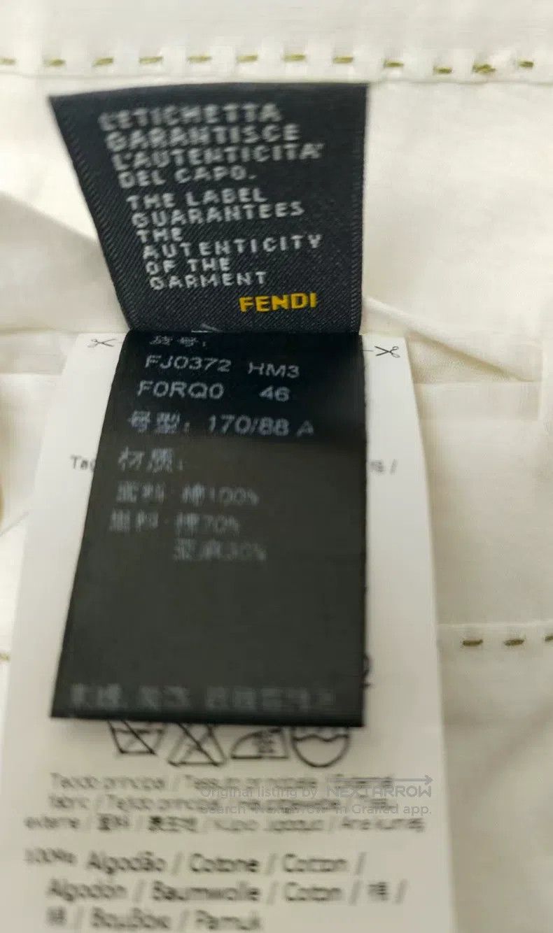 Fendi Fendi White suit jacket Size 46L - 8 Thumbnail