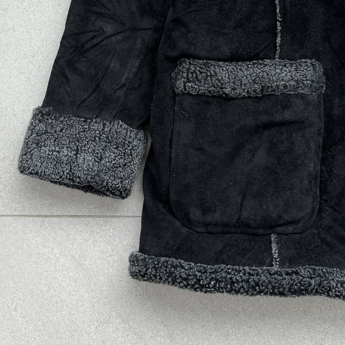 Vintage New Concept Broner Cow Leather Shearling Coat /Jacket Winter Size US M / EU 48-50 / 2 - 4 Thumbnail