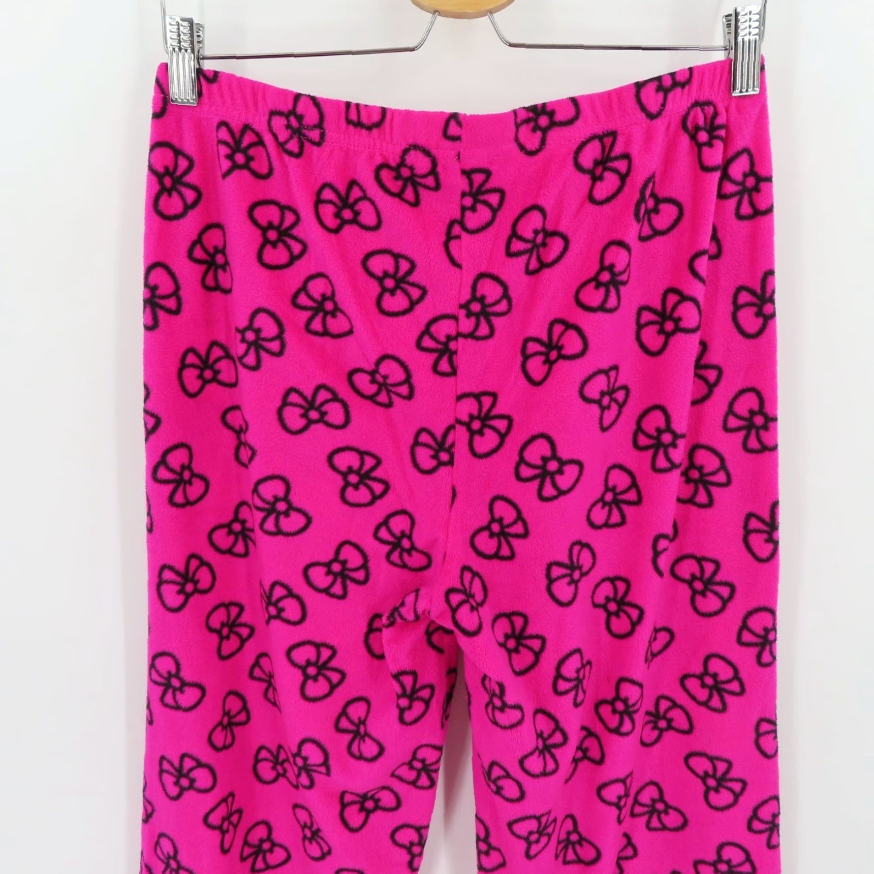 Vintage Sanrio Hello Kitty Pajama Pants Women M Pink Fleece 2015 Size 32" / US 10 / IT 46 - 5 Thumbnail
