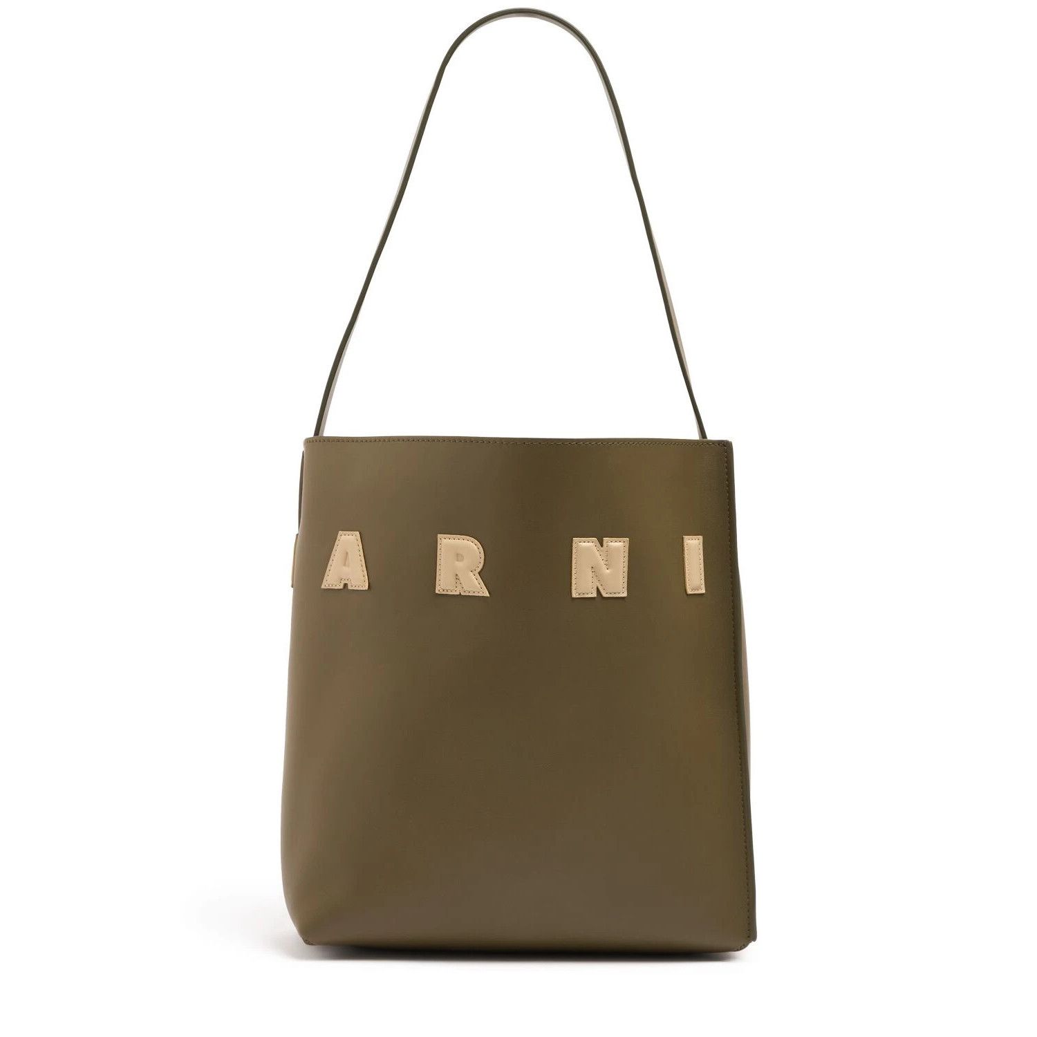 Marni MARNI Museo Medium Deep Sage Leather Shoulder Bag New & Auth Size ONE SIZE - 1 Thumbnail