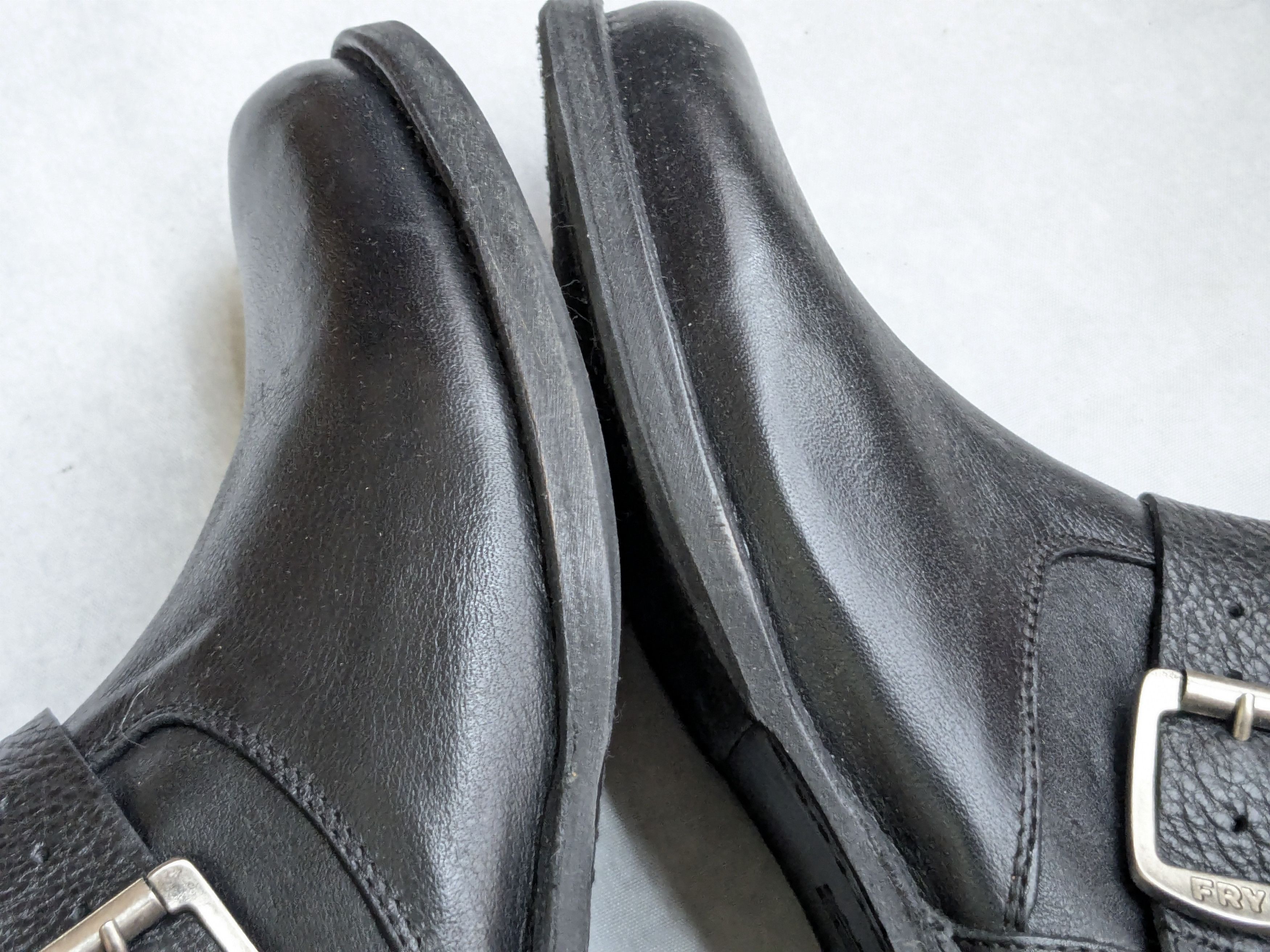 Frye Frye Engineer Boots Black Leather 7.5 Motorcycle Biker Size US 7.5 / EU 40-41 - 7 Thumbnail