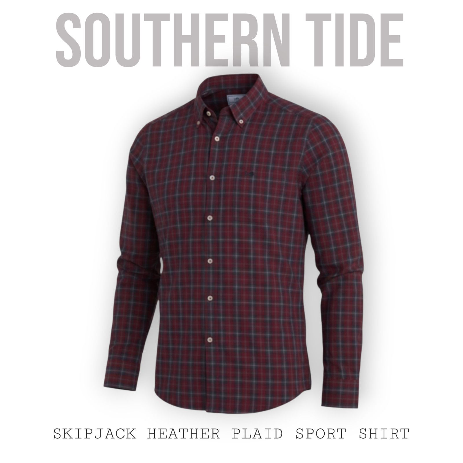 Southern Tide NWT Southern Tide Skipjack Heather Plaid Button-Down Size S Size US S / EU 44-46 / 1 - 1 Thumbnail