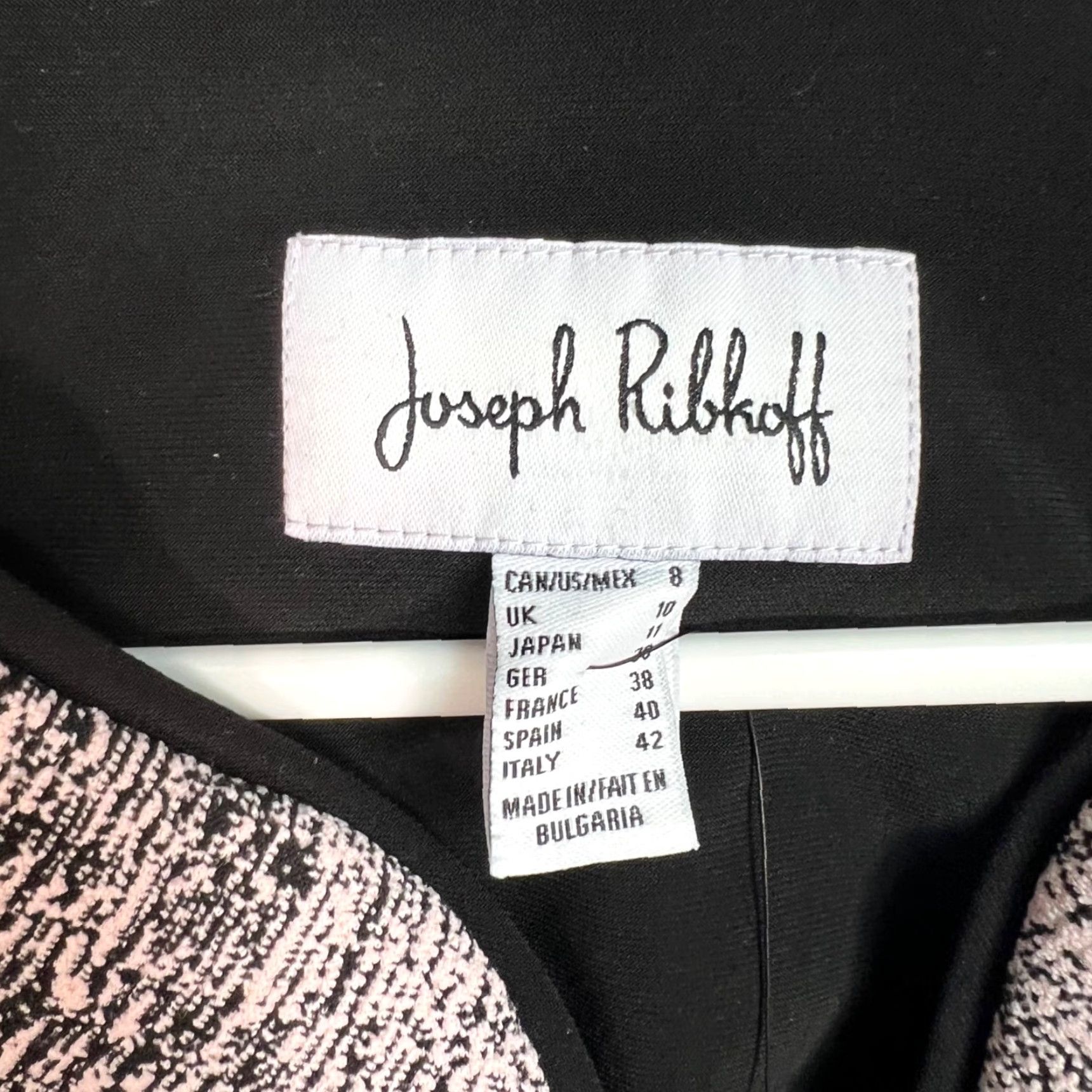 Joseph Ribkoff Joseph Ribkoff Jacket Womens Black & Pink Textured Size 8 NEW! Size M / US 6-8 / IT 42-44 - 3 Thumbnail