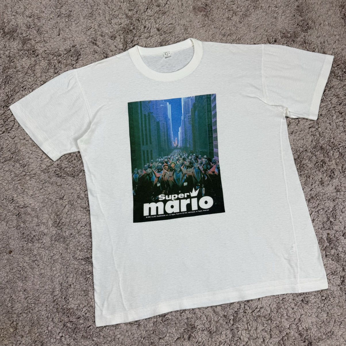 Nintendo × Vintage Vintage Super Mario Movie by Nintendo Promo T-shirt Size US L / EU 52-54 / 3 - 3 Thumbnail
