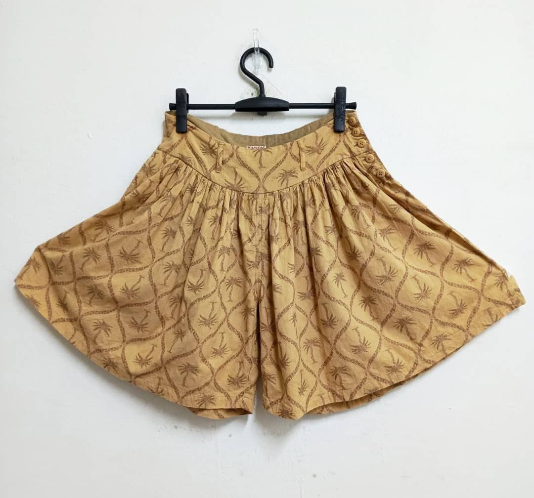 Kapital Kapital Japan Vintage Palm Print Skirt Archive Folk Design Size 31" - 2 Thumbnail