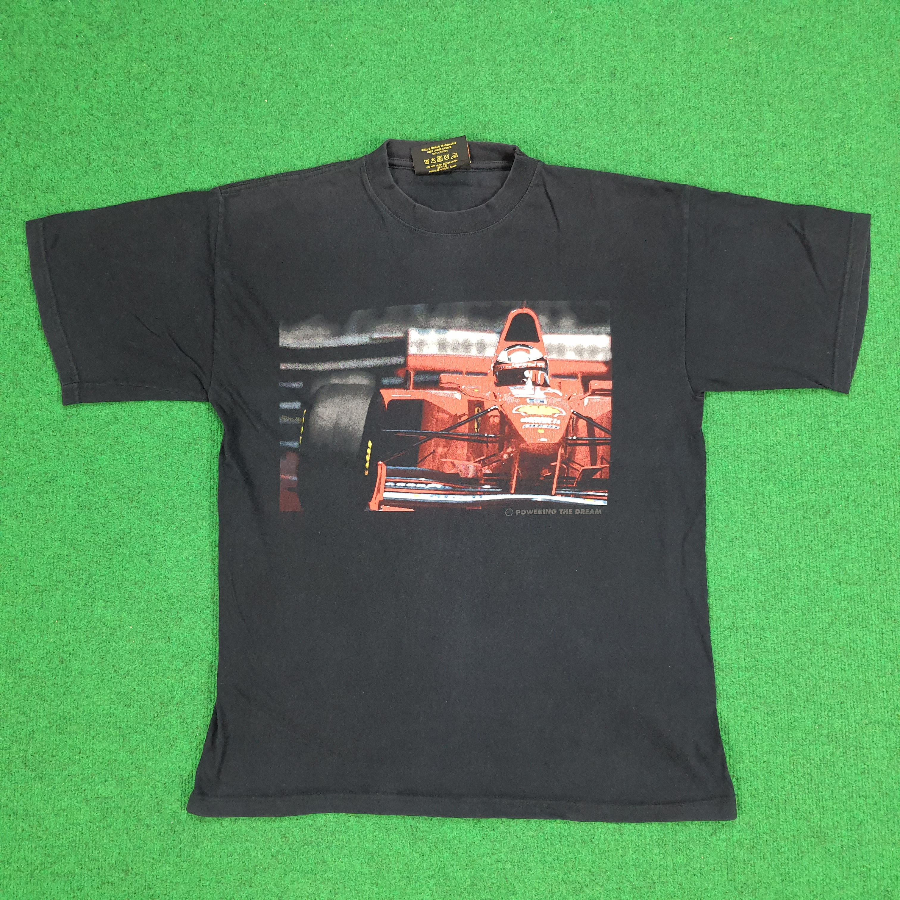 Ferrari × Vintage Vintage Official Ferrari Shell Sportswear Product Tshirt Size US L / EU 52-54 / 3 - 1 Thumbnail