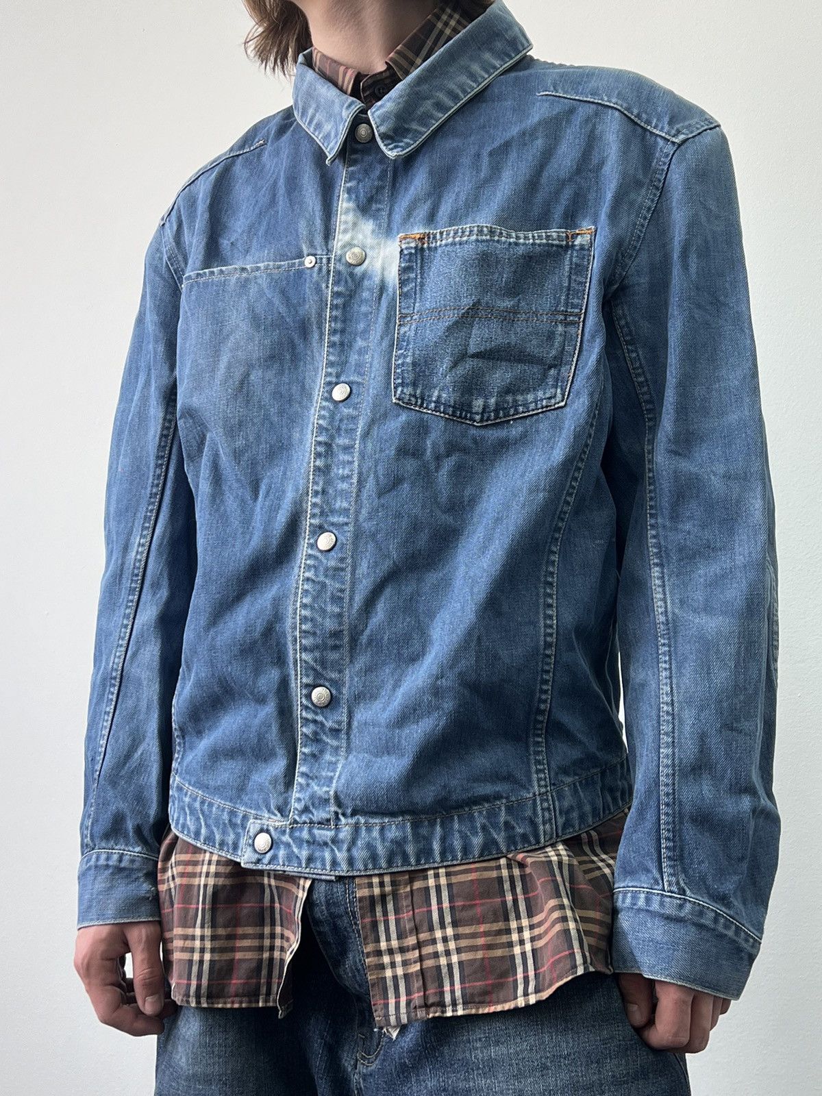 Levi's × Levi's Vintage Clothing × Vintage Levis Engineered Jeans Snap Button Denim Jacket Size US XL / EU 56 / 4 - 2 Thumbnail