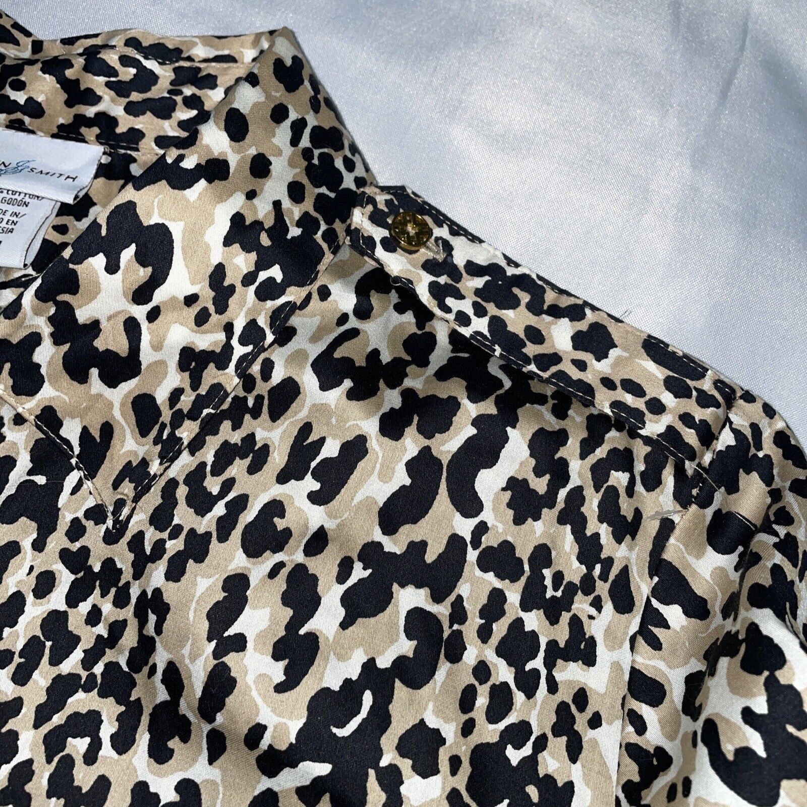 Other Jaclyn Smith Animal Print Button Up Blouse Size Medium With Size M / US 6-8 / IT 42-44 - 8 Thumbnail