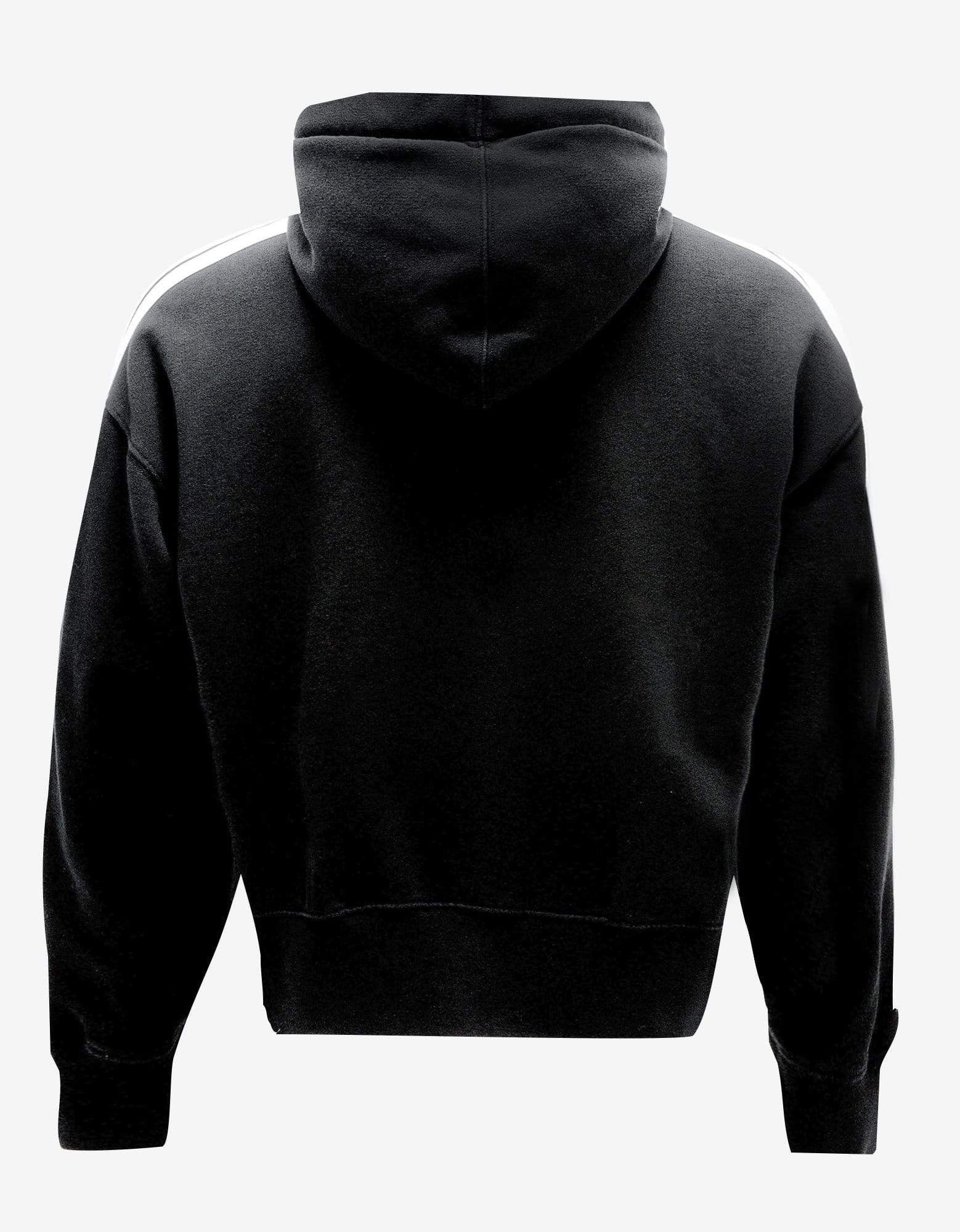 image of Palm Angels Black Fleece Track Hoodie, Men's (Size Small)