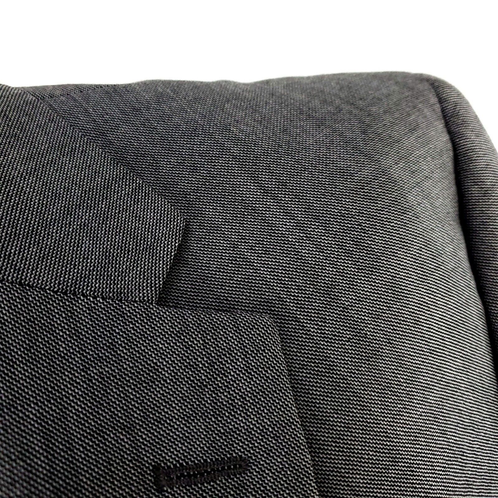 Joseph & Feiss Joseph & Feiss Gold Wool 2 Button Blazer 42R Gray Sharkskin Size 42R - 2 Thumbnail