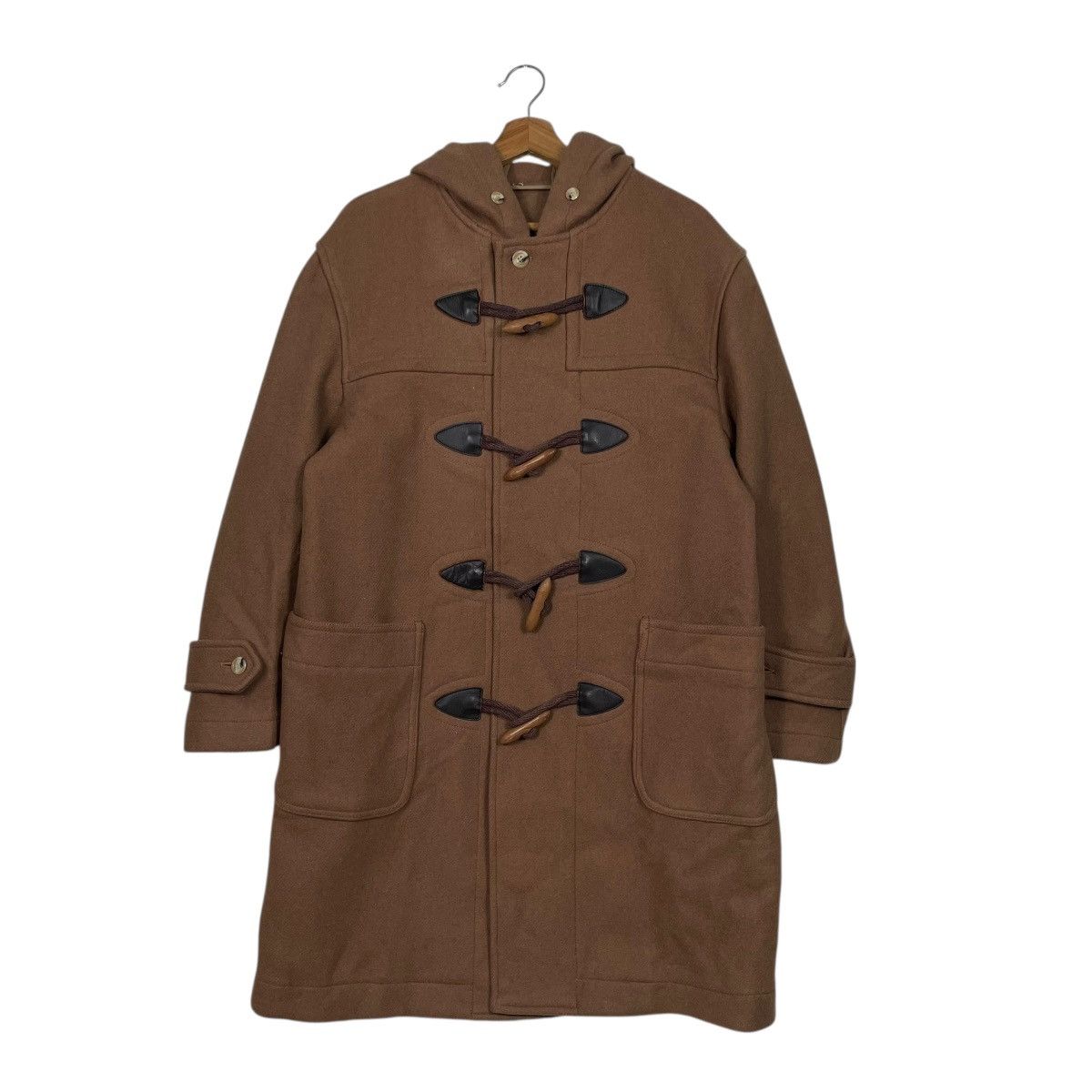 Van Van Jacket Hooded Wool Duffle Coat Size US M / EU 48-50 / 2 - 1 Thumbnail