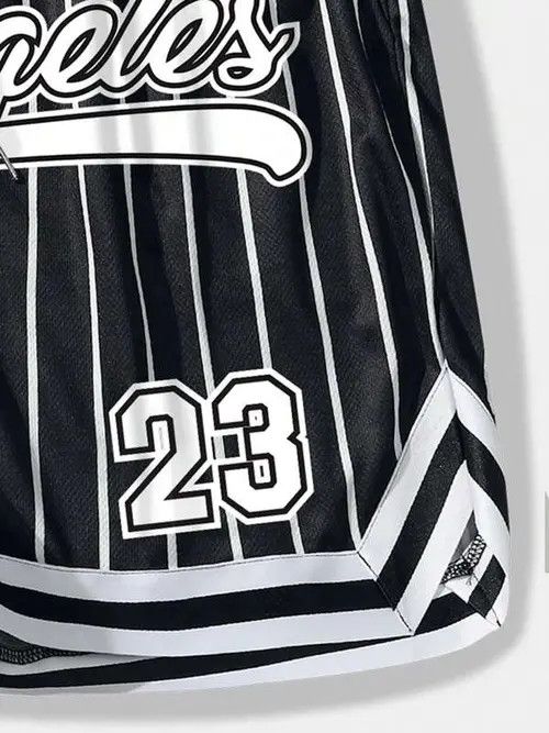 VIBE Stripe basketball Graphic shorts DRIP Size US 30 / EU 46 - 5 Thumbnail