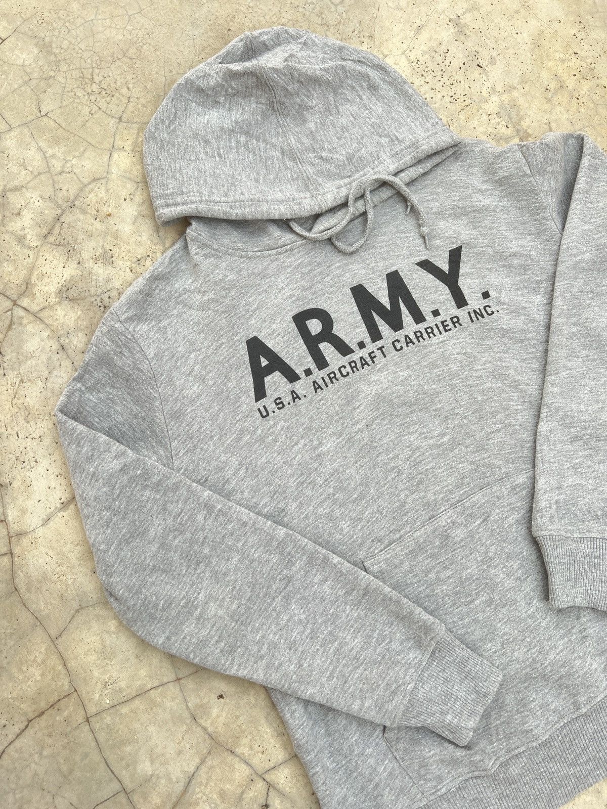 Vintage ARMY Us Aircraft Hoodie Size US M / EU 48-50 / 2 - 2 Thumbnail