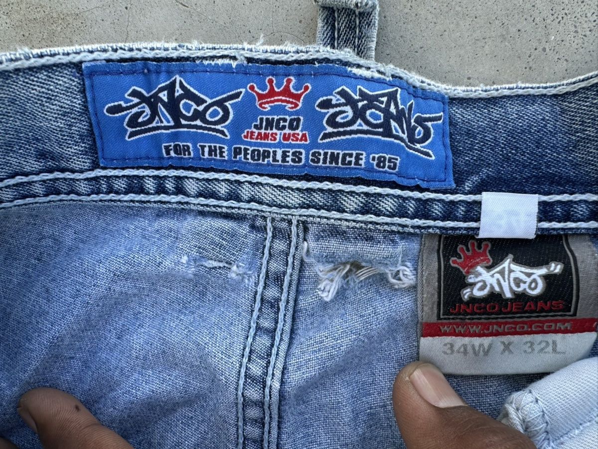 JNCO Rare JNCO Baggy – Double-Waistband, 90s Grunge Style Size US 34 / EU 50 - 9 Thumbnail