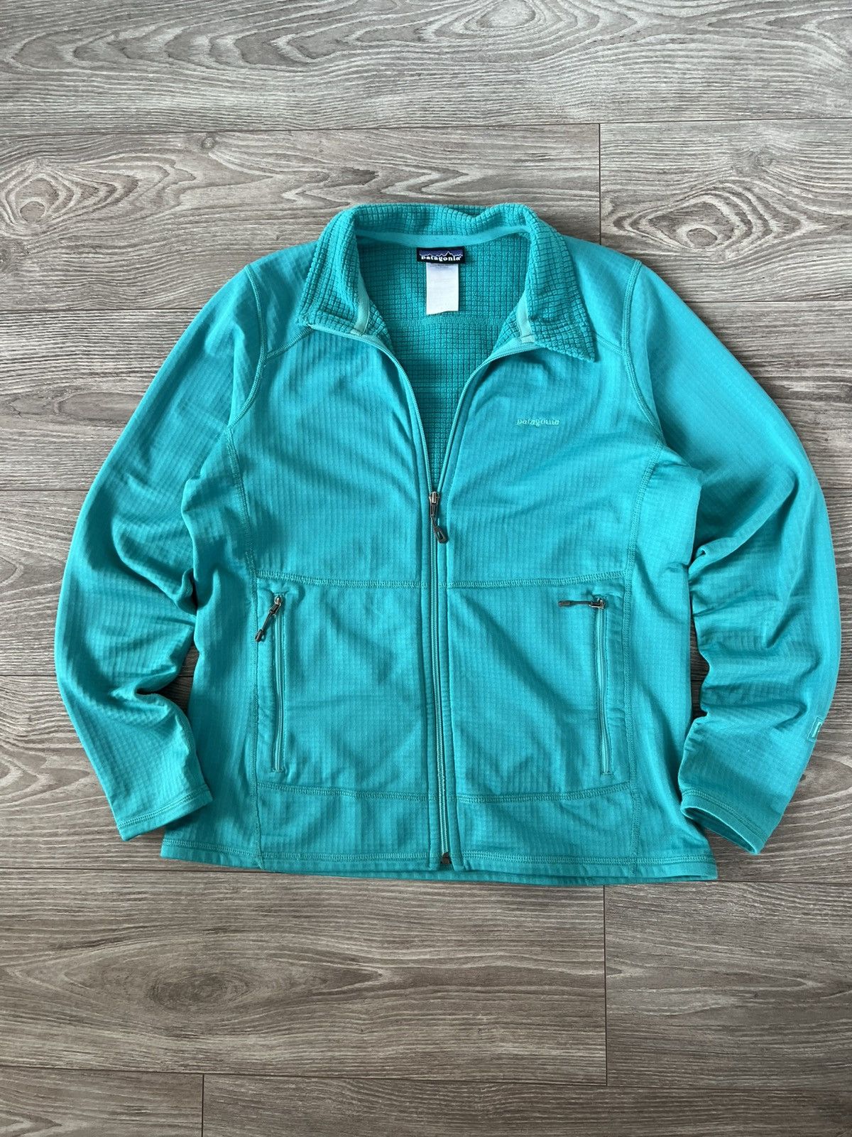 Patagonia Patagonia Polartec Gorpcore Knit Logo USA Fleece Zip Sweater Size L / US 10 / IT 46 - 2 Thumbnail
