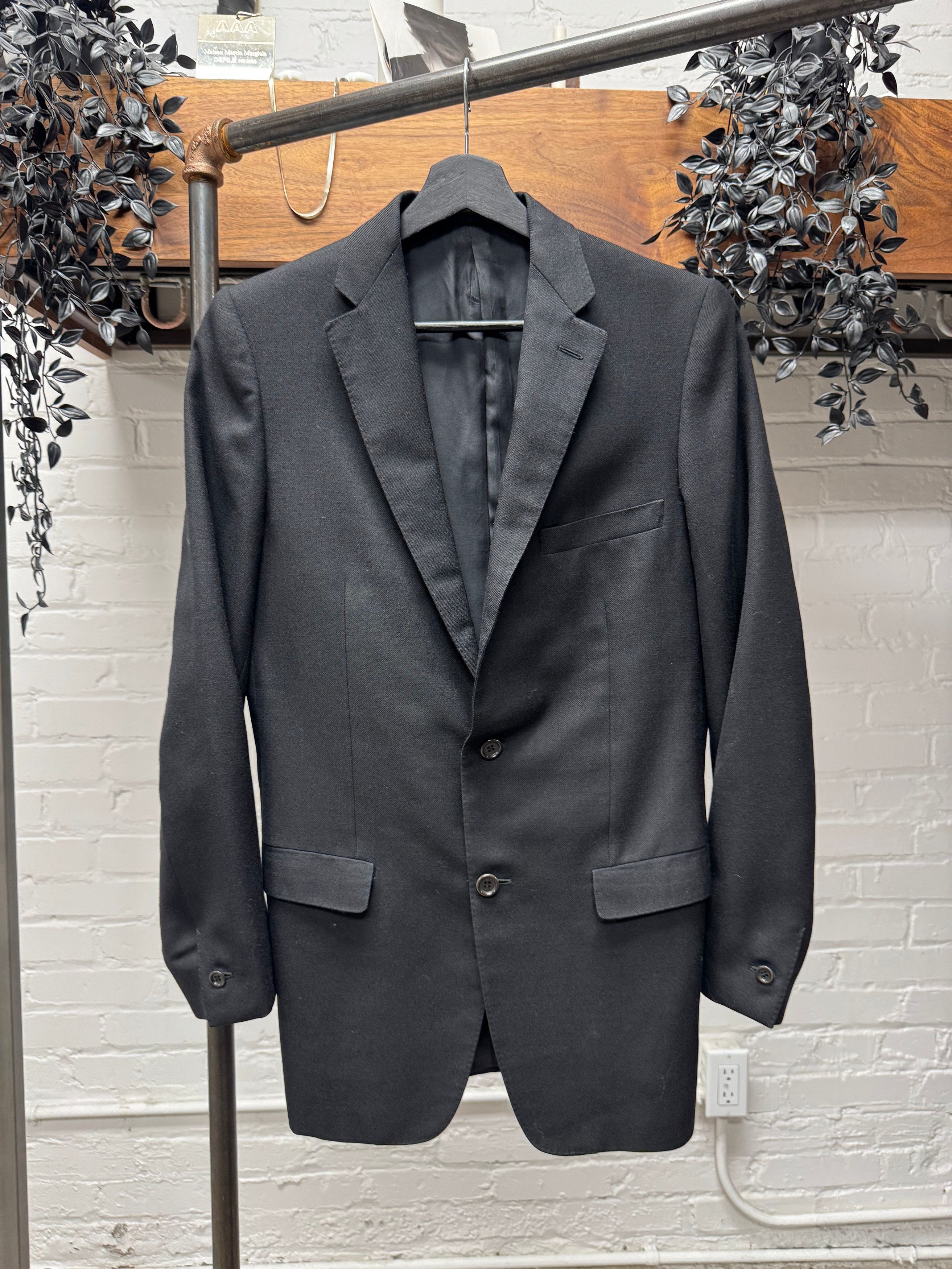 AW1996 Carol Christian Poell ‘0098’ Black Tuxedo Wool Blazer