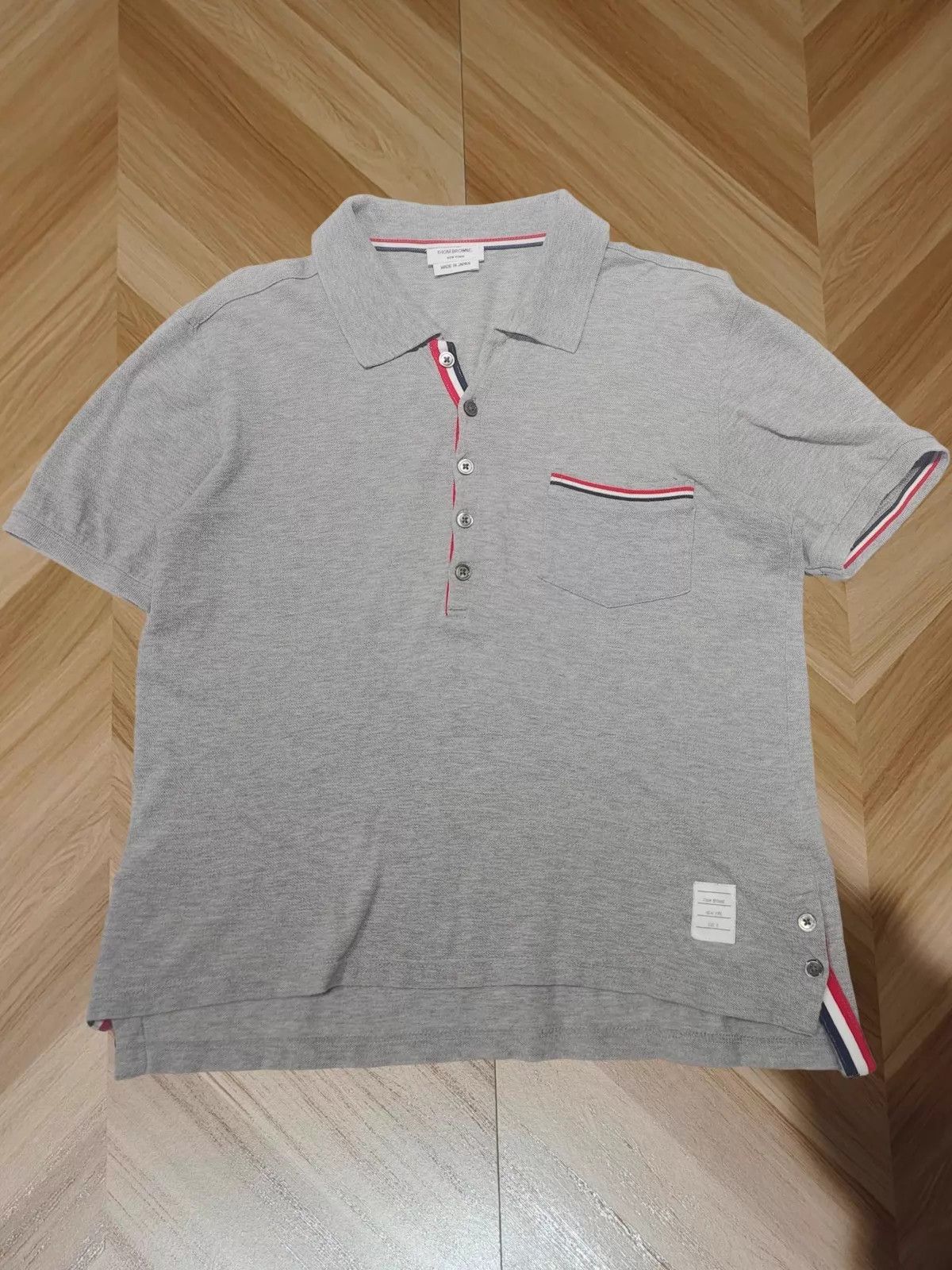 Thom Browne Thom Browne 99 new short sleeve polo size 0 Size US XS / EU 42 / 0 - 1 Thumbnail