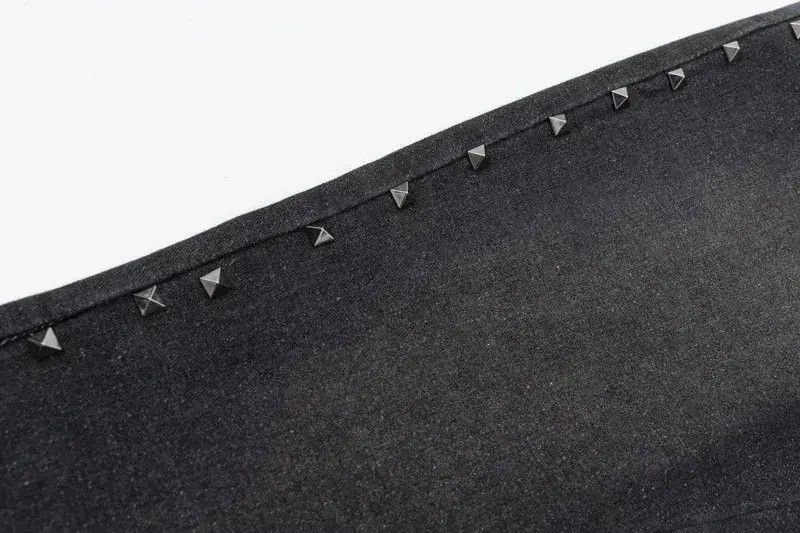 Japanese Brand Baggy Y2k patchwork side rivets flared jeans trousers Size US 32 / EU 48 - 6 Thumbnail