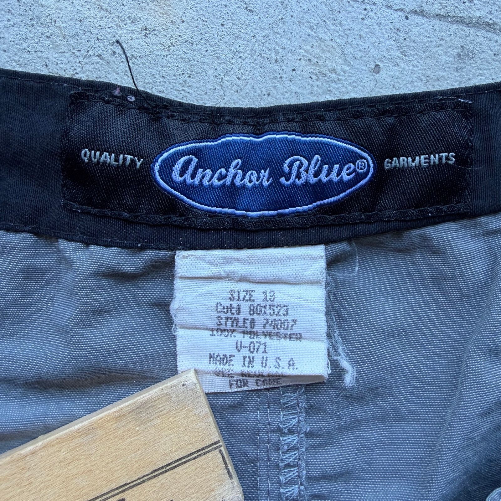 Anchor Blue Vintage 90s Anchor Blue Gray Cargo Utility Mini Skirt 13 Size 34" / US 12 / IT 48 - 1 Thumbnail
