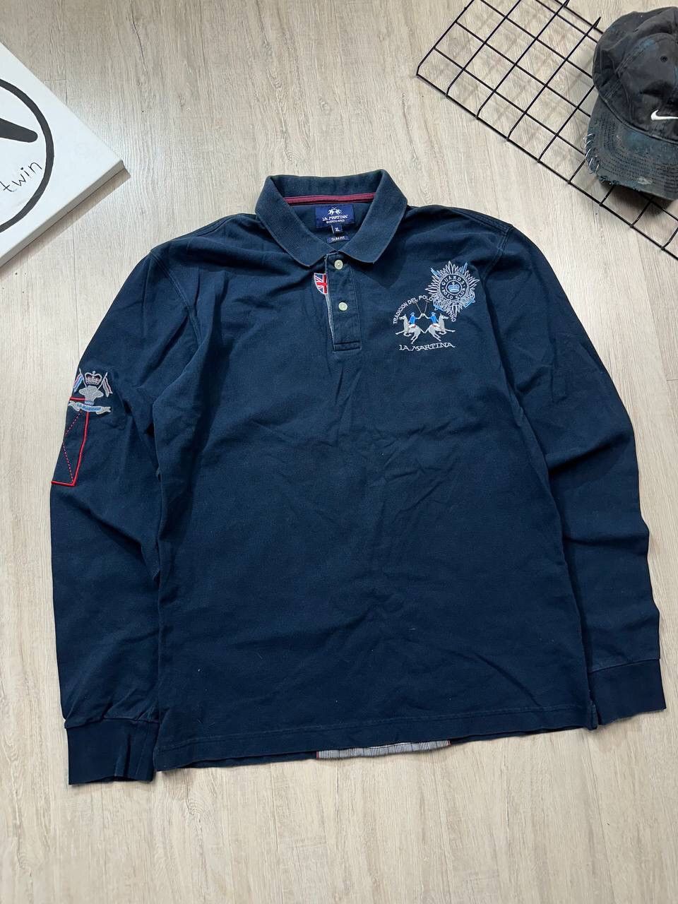 La Martina × Vintage Vintage La Martina Rugby Y2K Polo Size US XL / EU 56 / 4 - 2 Thumbnail
