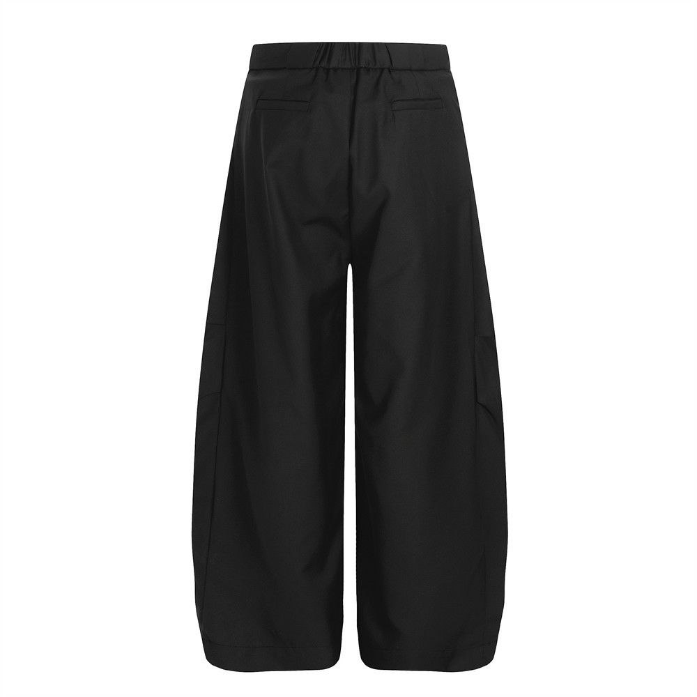 Vintage Men's casual retro silhouette loose wide-leg trousers Size US 33 - 2 Thumbnail