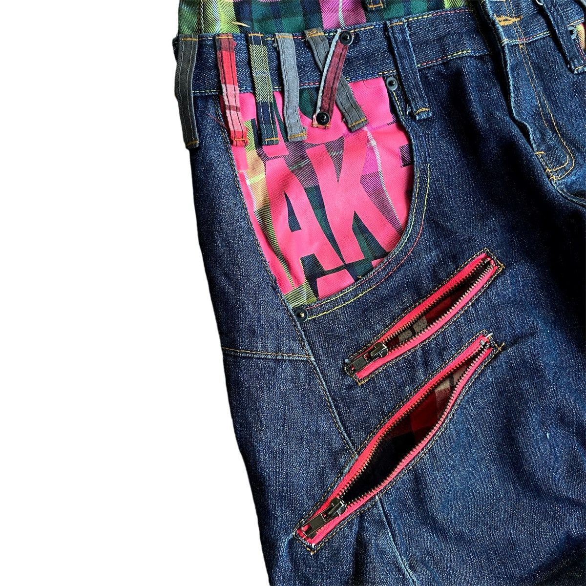 Hysteric Glamour × Japanese Brand × Number (N)ine 2000s Vintage BreathMint Brthbreath Double Waist Denim Jeans Size US 29 - 3 Thumbnail