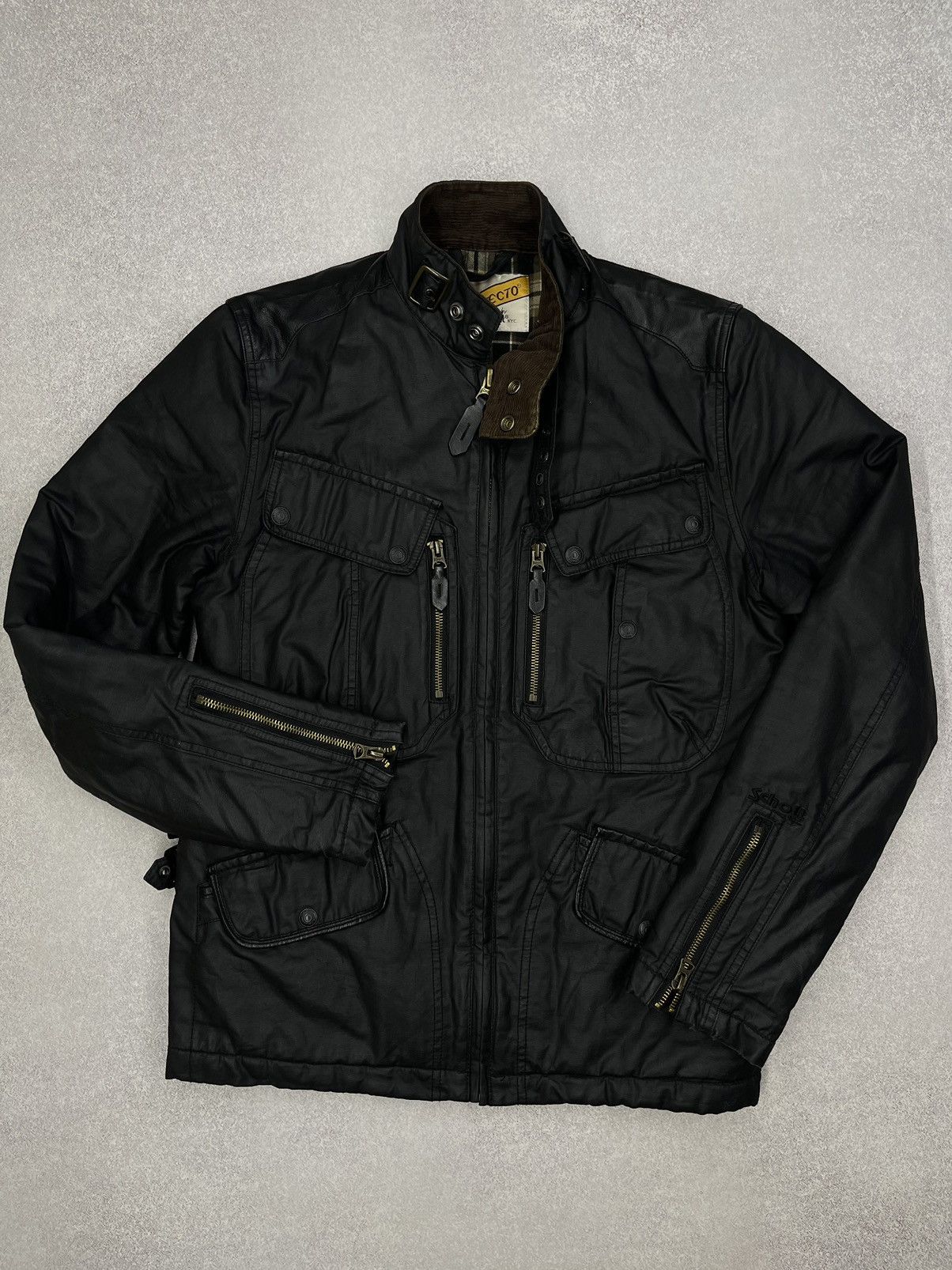 Schott Vintage Schoot Perfecto Motorcycle Biker Jacket Racing Y2K Size US S / EU 44-46 / 1 - 2 Thumbnail