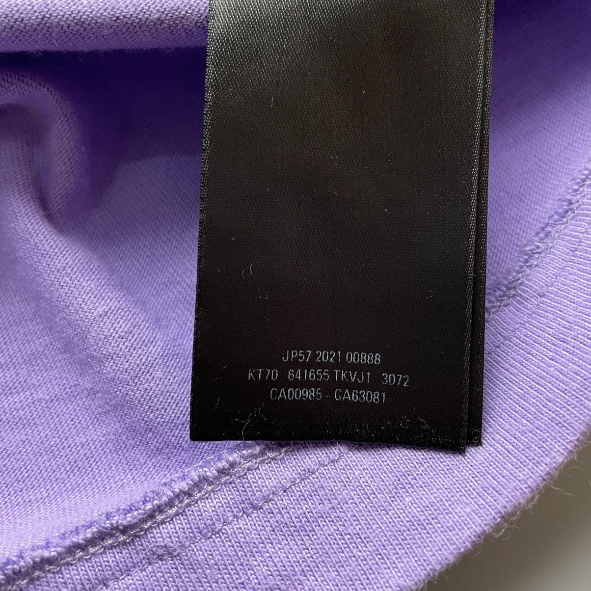 Balenciaga Balenciaga Violet Logo Print Oversized T Shirt Size US XS / EU 42 / 0 - 7 Thumbnail