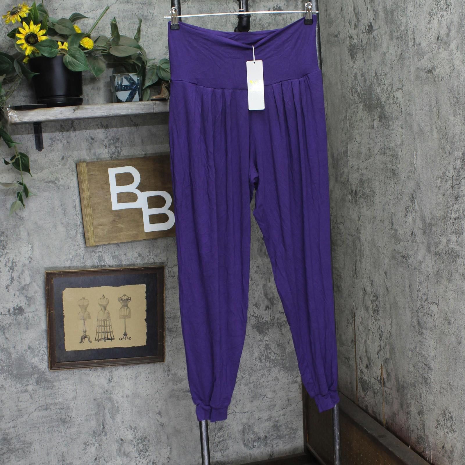 White Mark Nwt White Mark On Jogger Pants Ps560-purple1xl Purple 1x Size 40" / US 18 - 1 Thumbnail