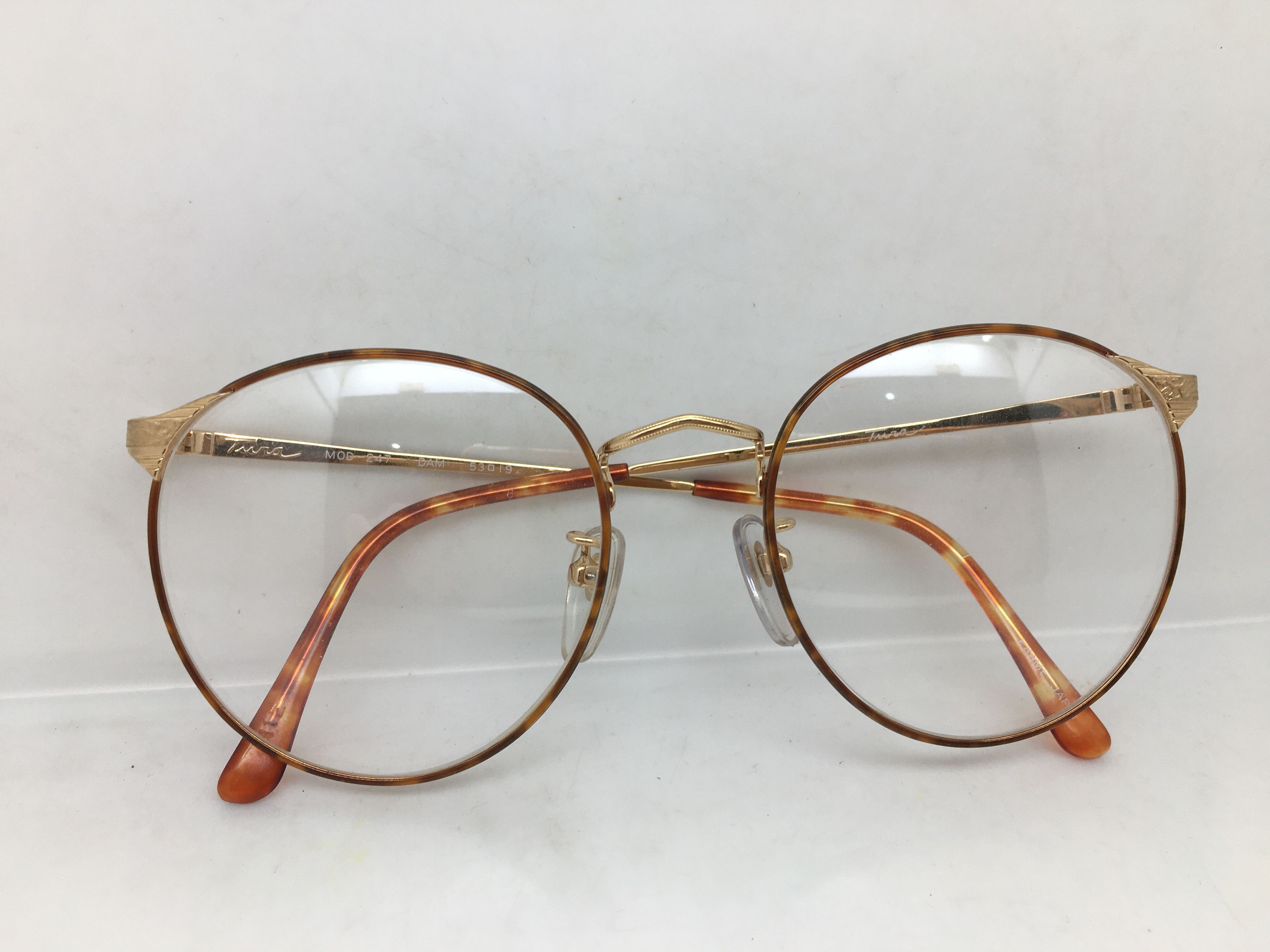 Vintage Vintage 80s TURA Mod 247 Tortoise Round Eyeglasses Size ONE SIZE - 8 Thumbnail