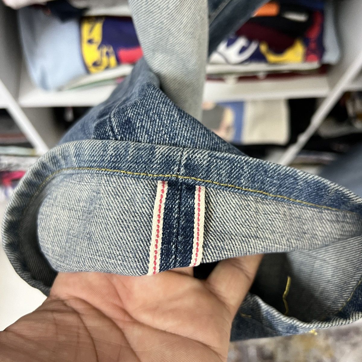 Denime VTG DENIME SELVEDGE JEAN Size US 31 - 6 Thumbnail